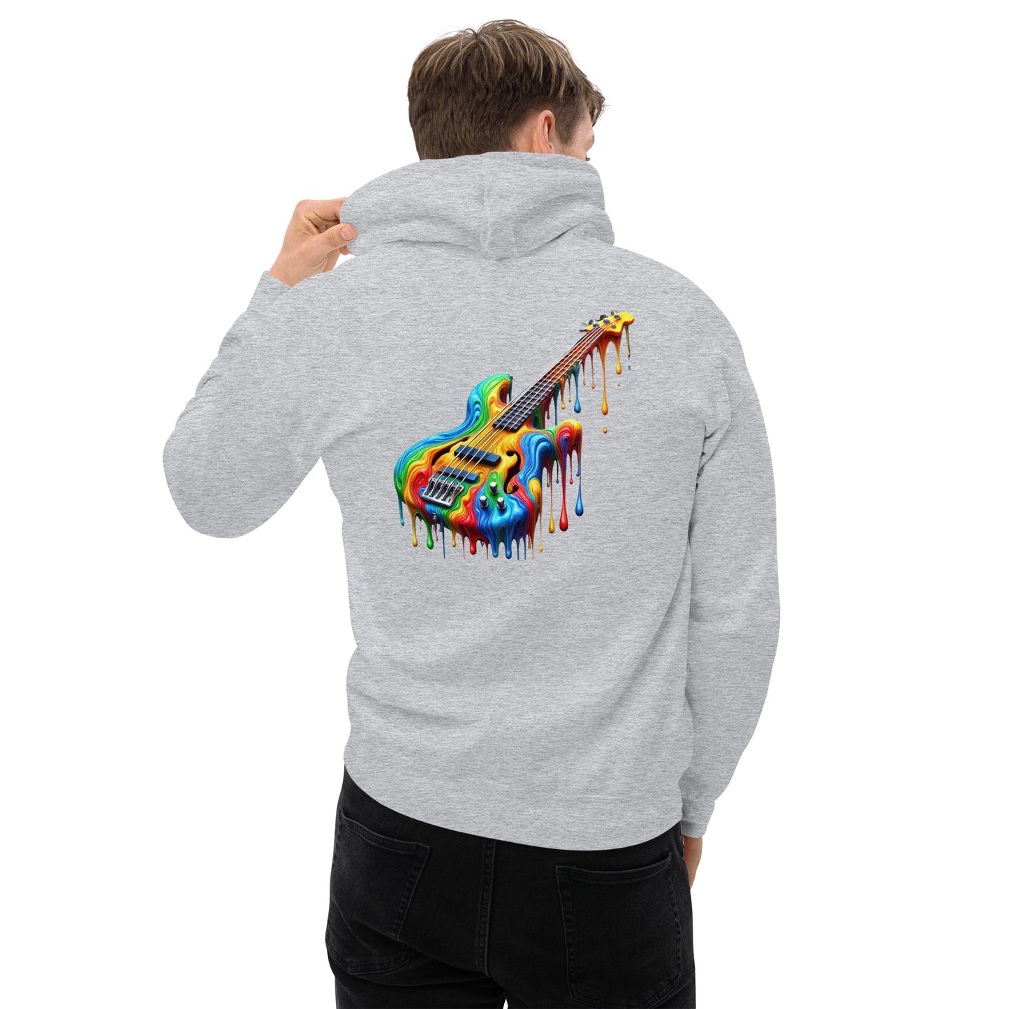 #3 Bass Embroidered logo- Melting Collection - Unisex Hoodie