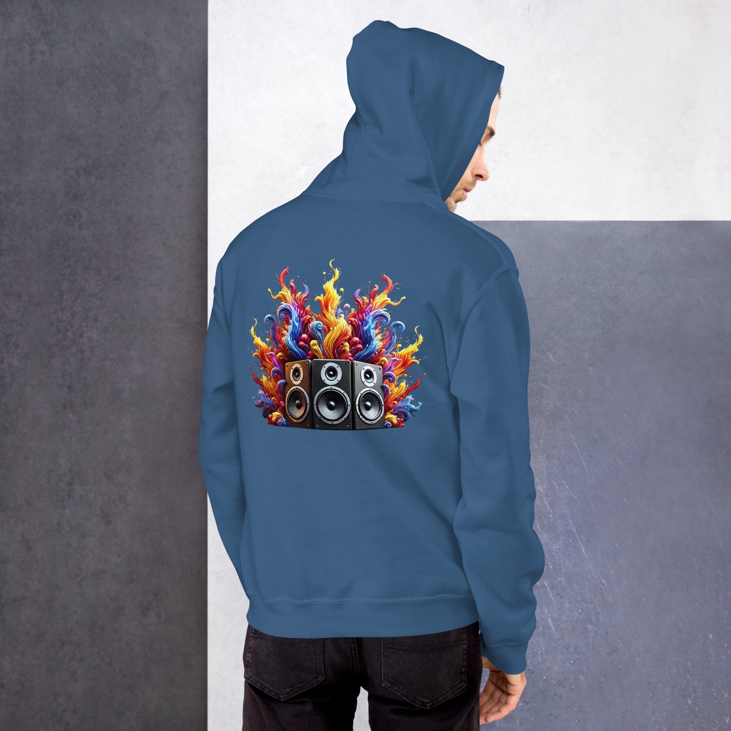 #3 Speakers Embroidered logo- Flame Collection - Unisex Hoodie