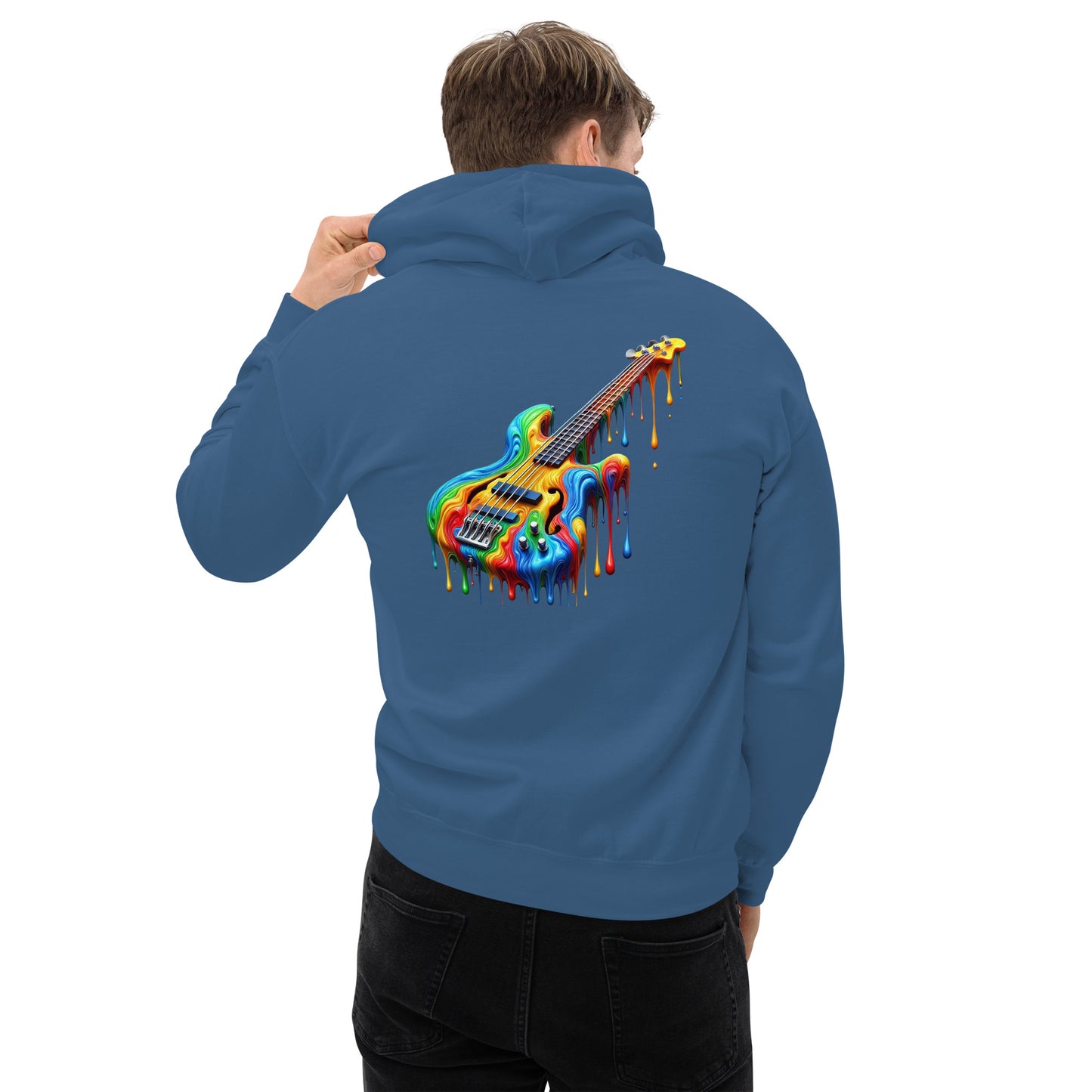 #3 Bass Embroidered logo- Melting Collection - Unisex Hoodie