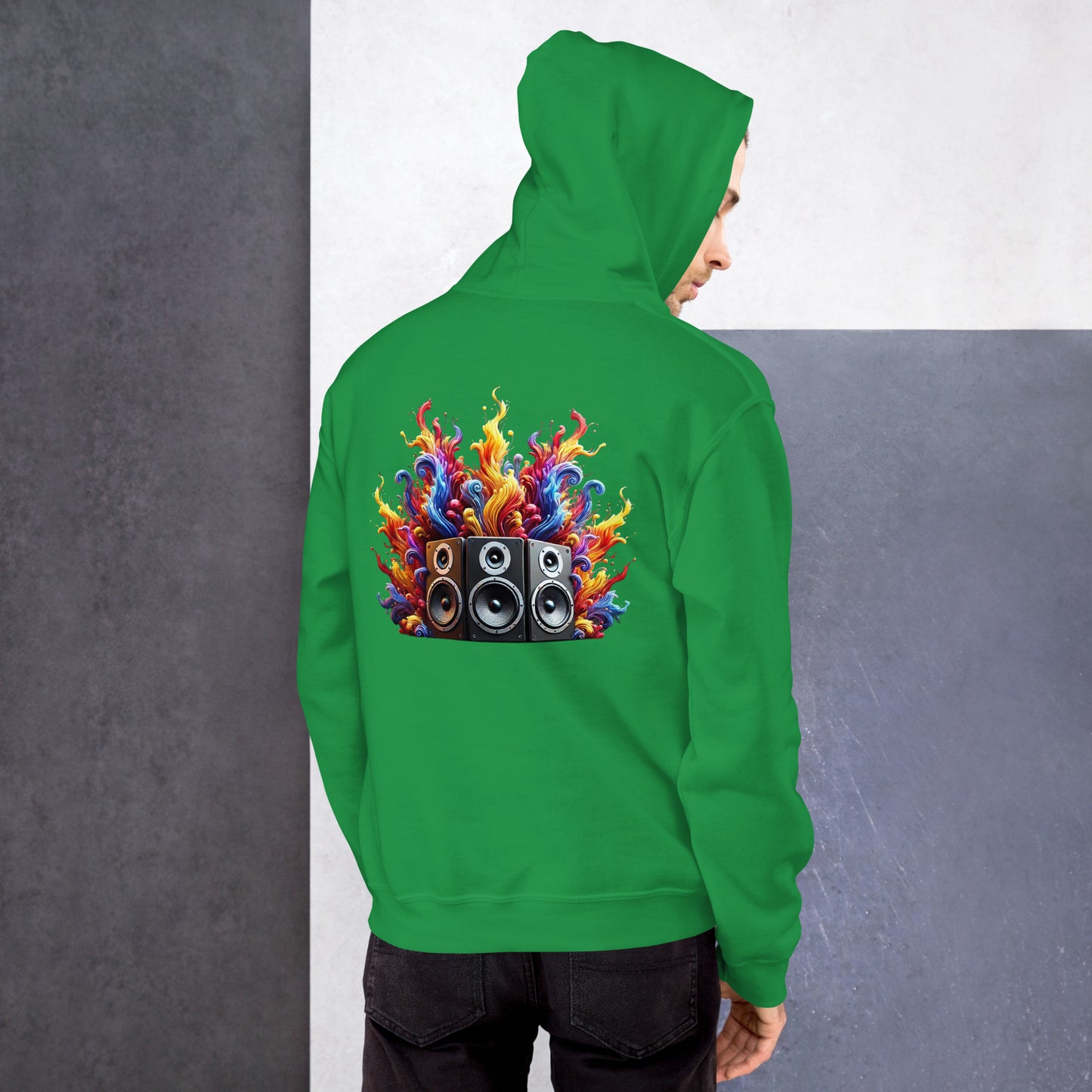 #3 Speakers Embroidered logo- Flame Collection - Unisex Hoodie