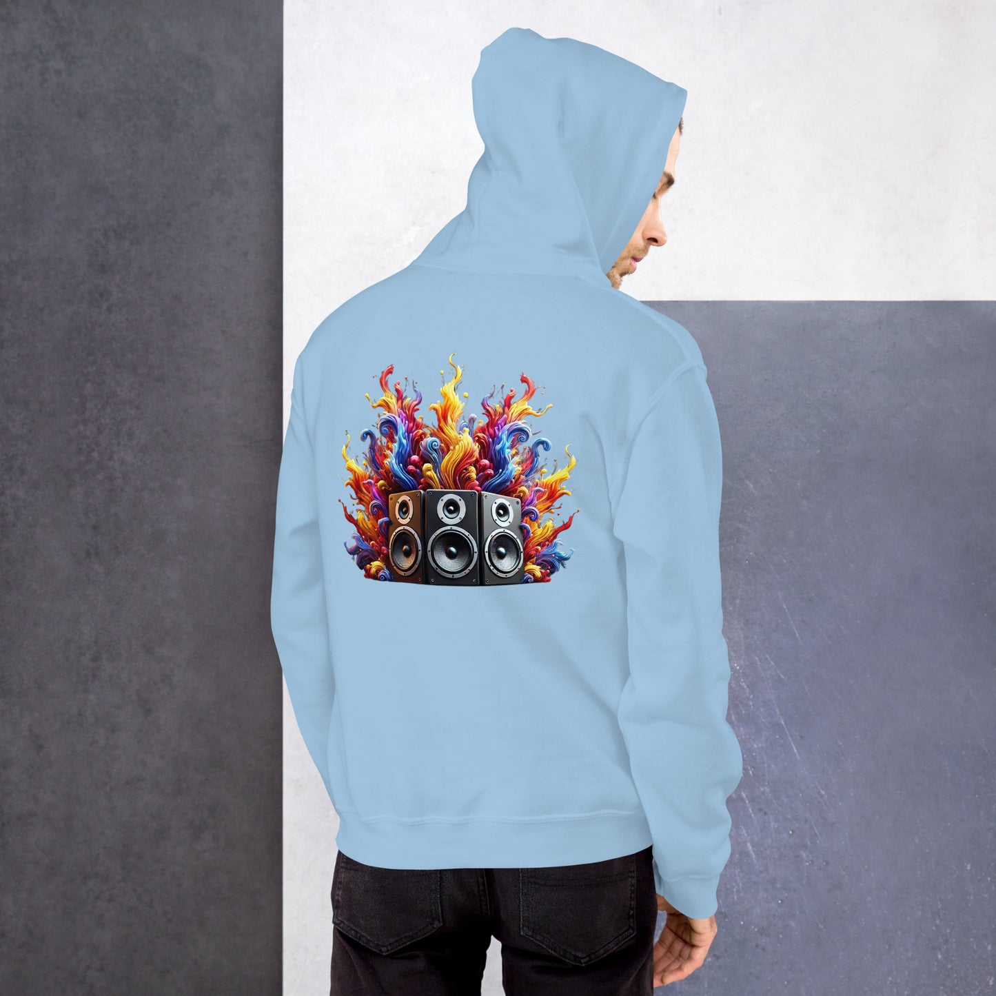 #3 Speakers Embroidered logo- Flame Collection - Unisex Hoodie