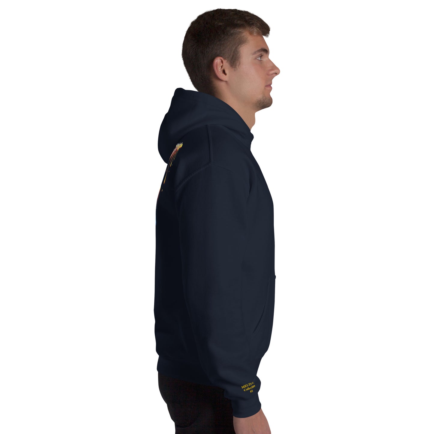 #3 Bass Embroidered logo- Melting Collection - Unisex Hoodie