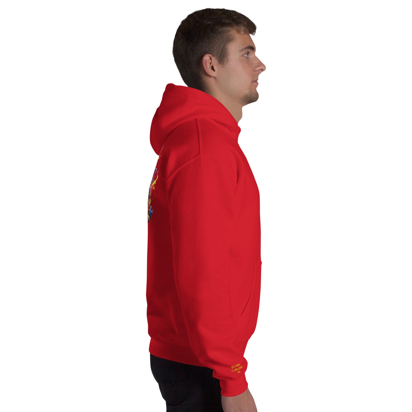 #3 Speakers Embroidered logo- Flame Collection - Unisex Hoodie