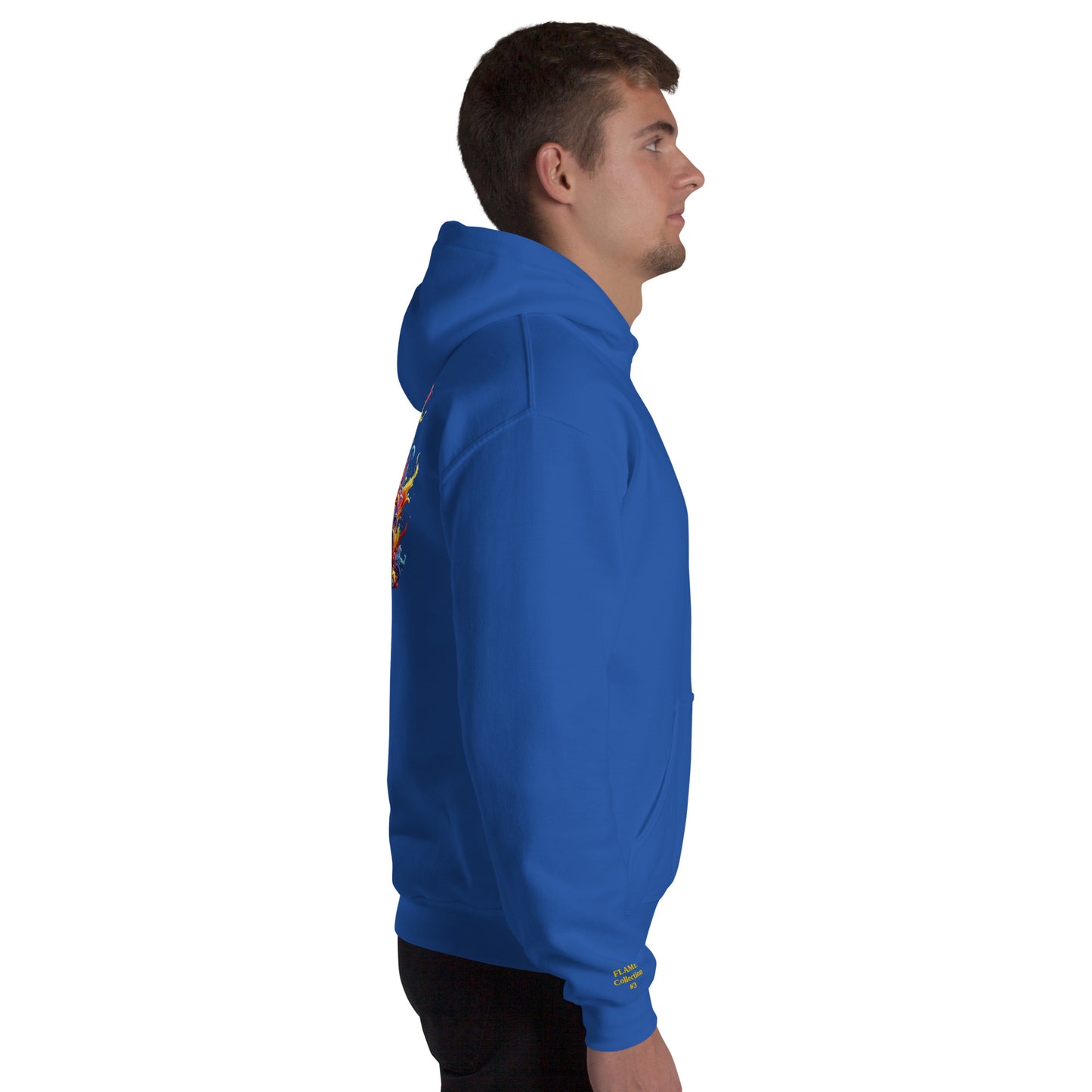 #3 Speakers Embroidered logo- Flame Collection - Unisex Hoodie