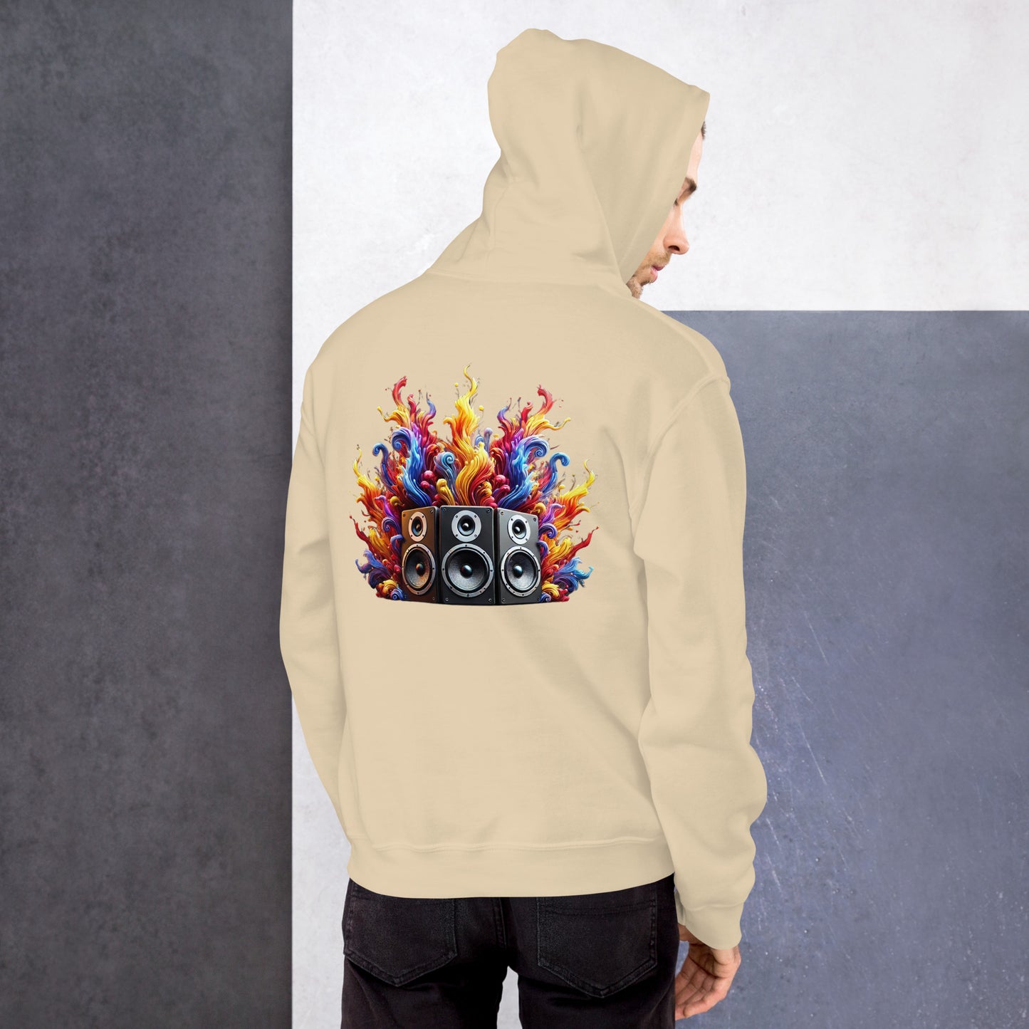 #3 Speakers Embroidered logo- Flame Collection - Unisex Hoodie