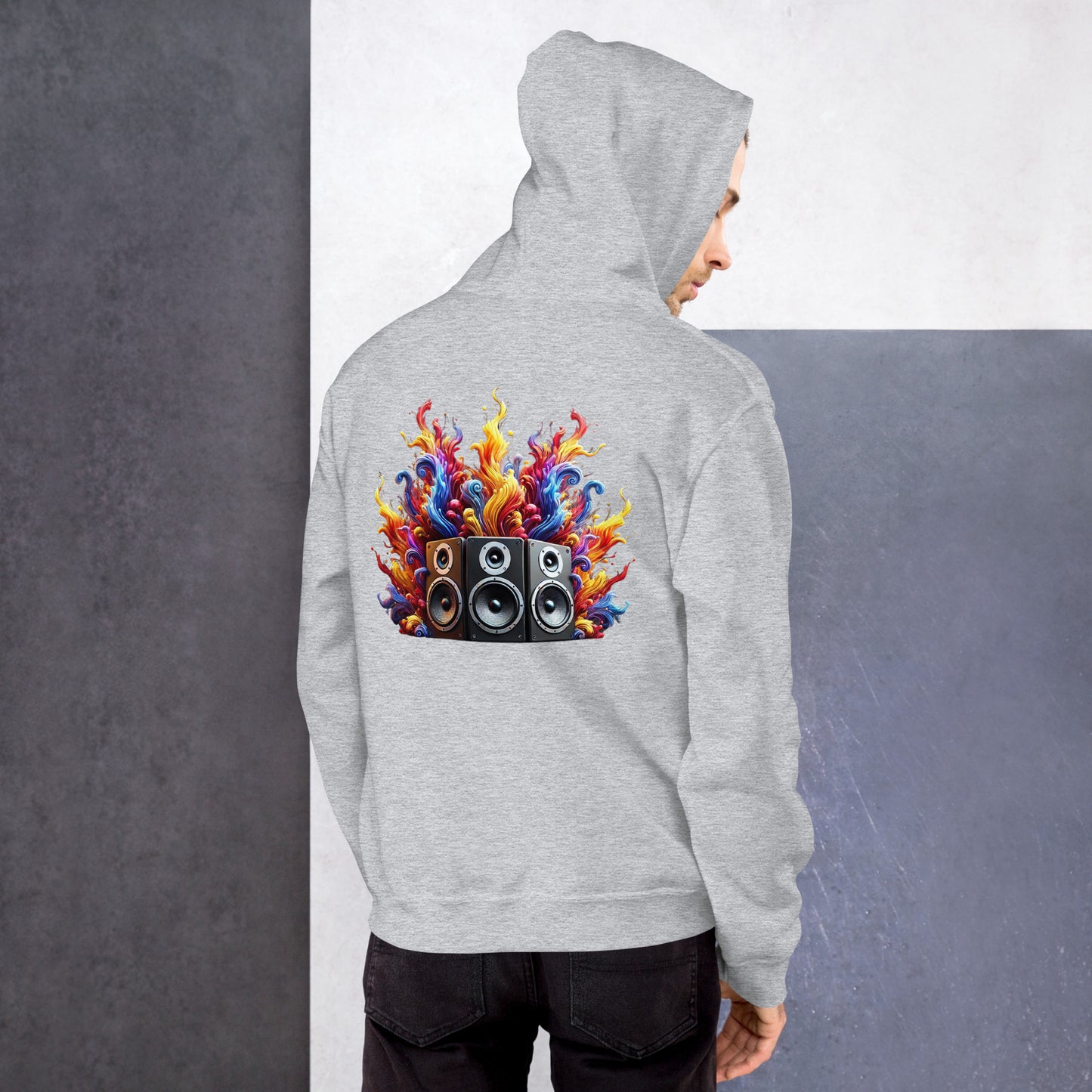 #3 Speakers Embroidered logo- Flame Collection - Unisex Hoodie