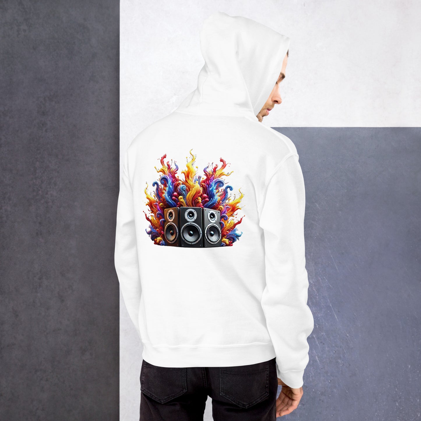 #3 Speakers Embroidered logo- Flame Collection - Unisex Hoodie
