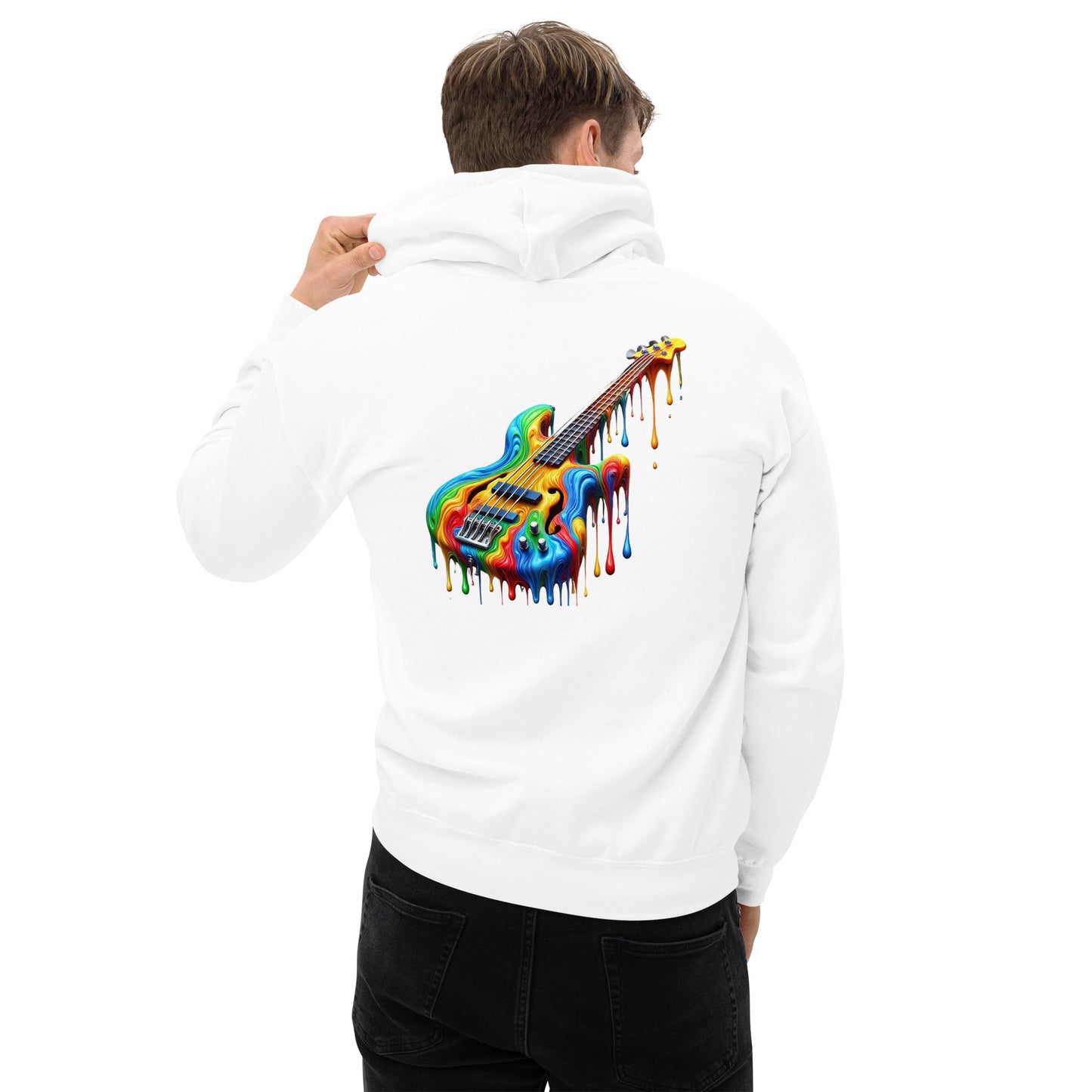 #3 Bass Embroidered logo- Melting Collection - Unisex Hoodie