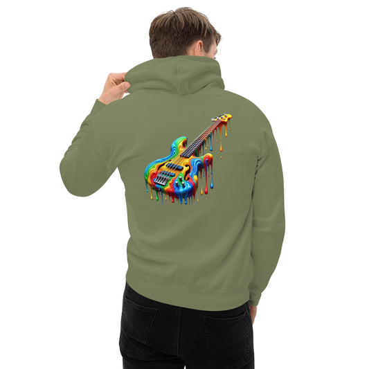 #3 Bass Embroidered logo- Melting Collection - Unisex Hoodie