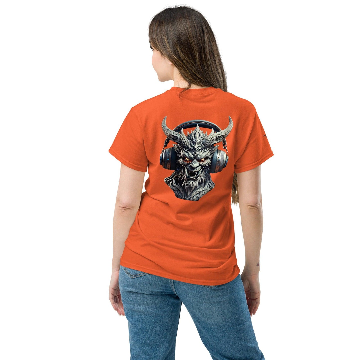 #5 - Demon Embroidered logo - Headphone Collection - Unisex Tee