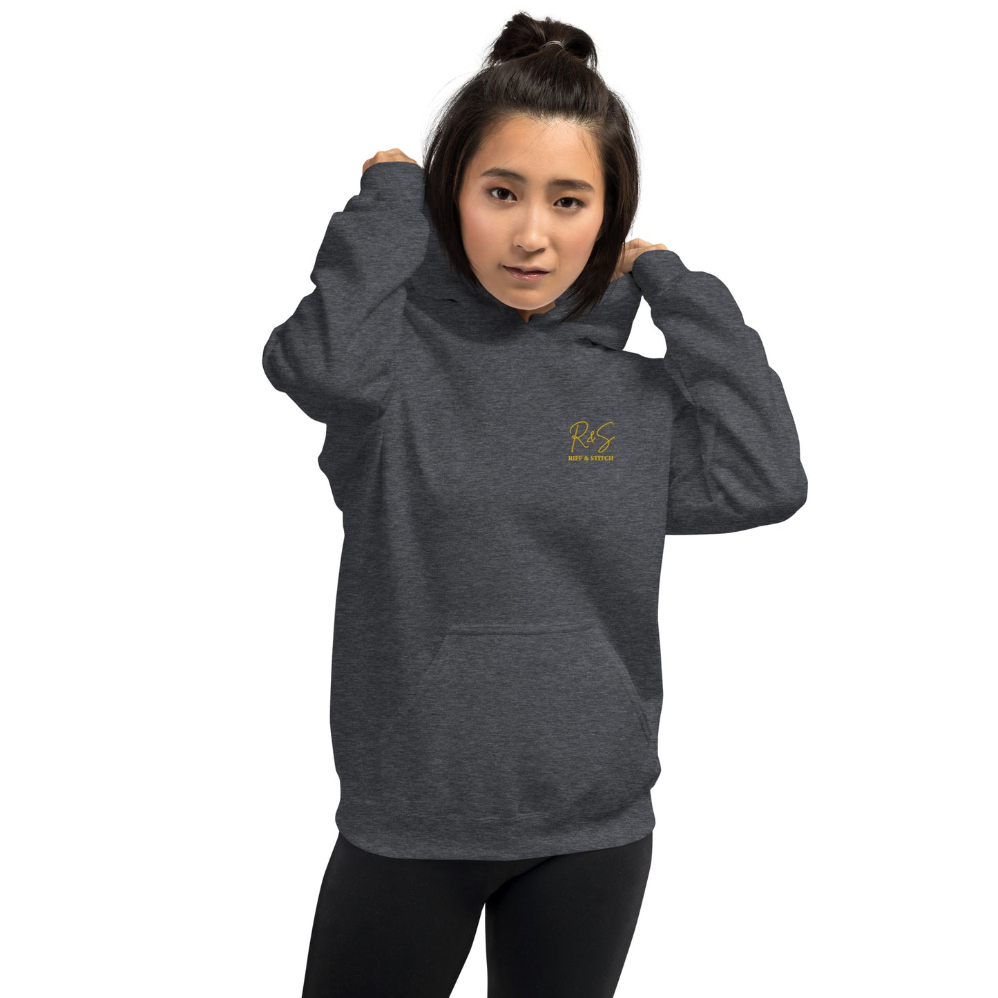 #1 Drums Embroidered logo- Flame Collection - Unisex Hoodie
