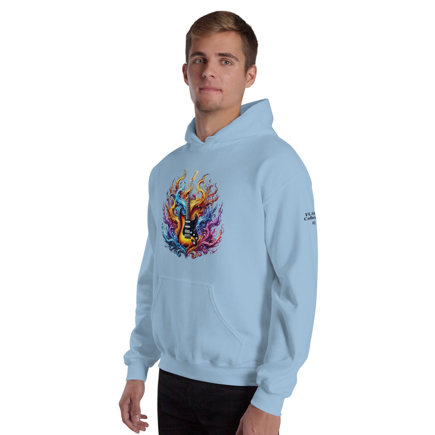 #2 Guitar - Flame Collection - Unisex Hoodie