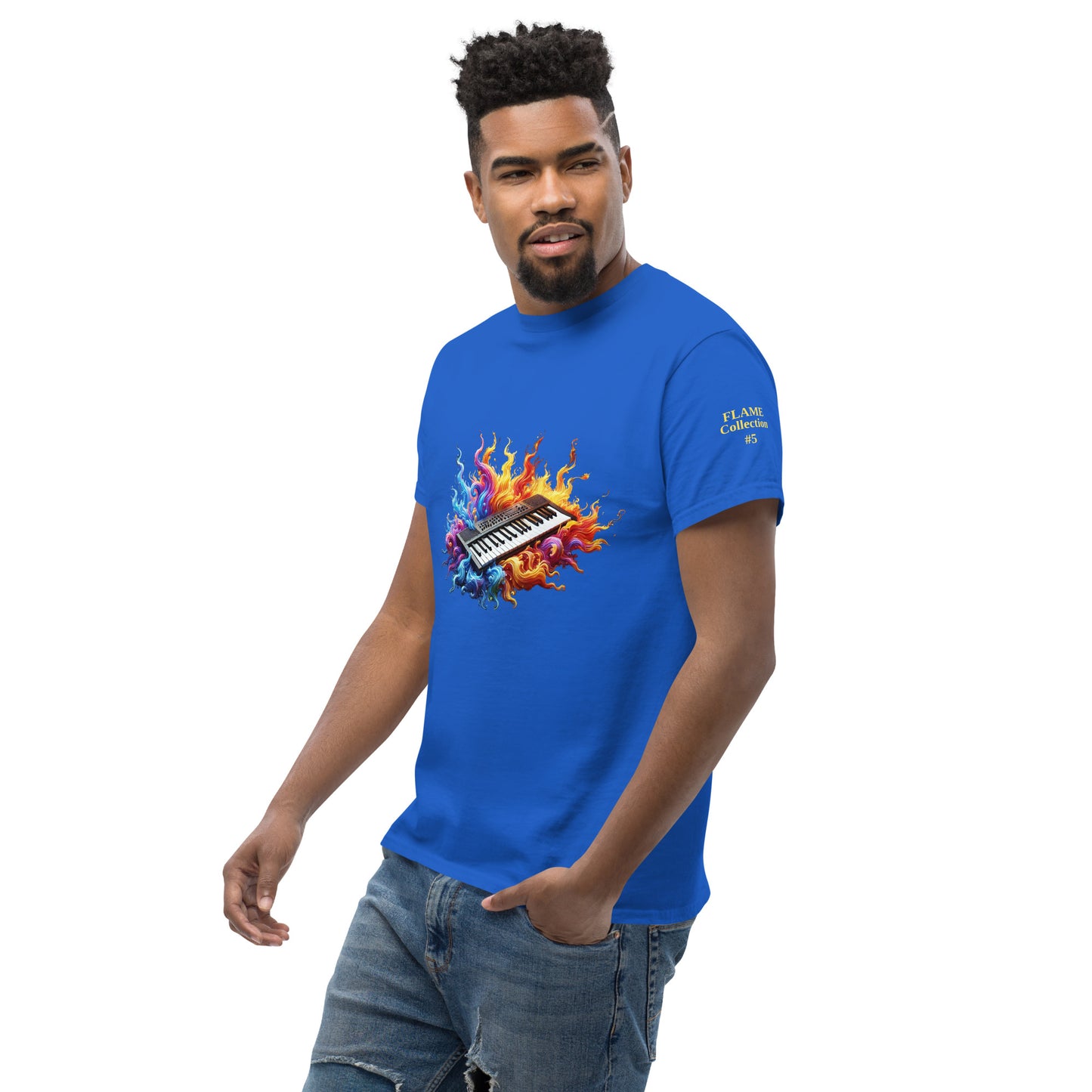 #5 Keyboard - Flame Collection - Unisex Tee