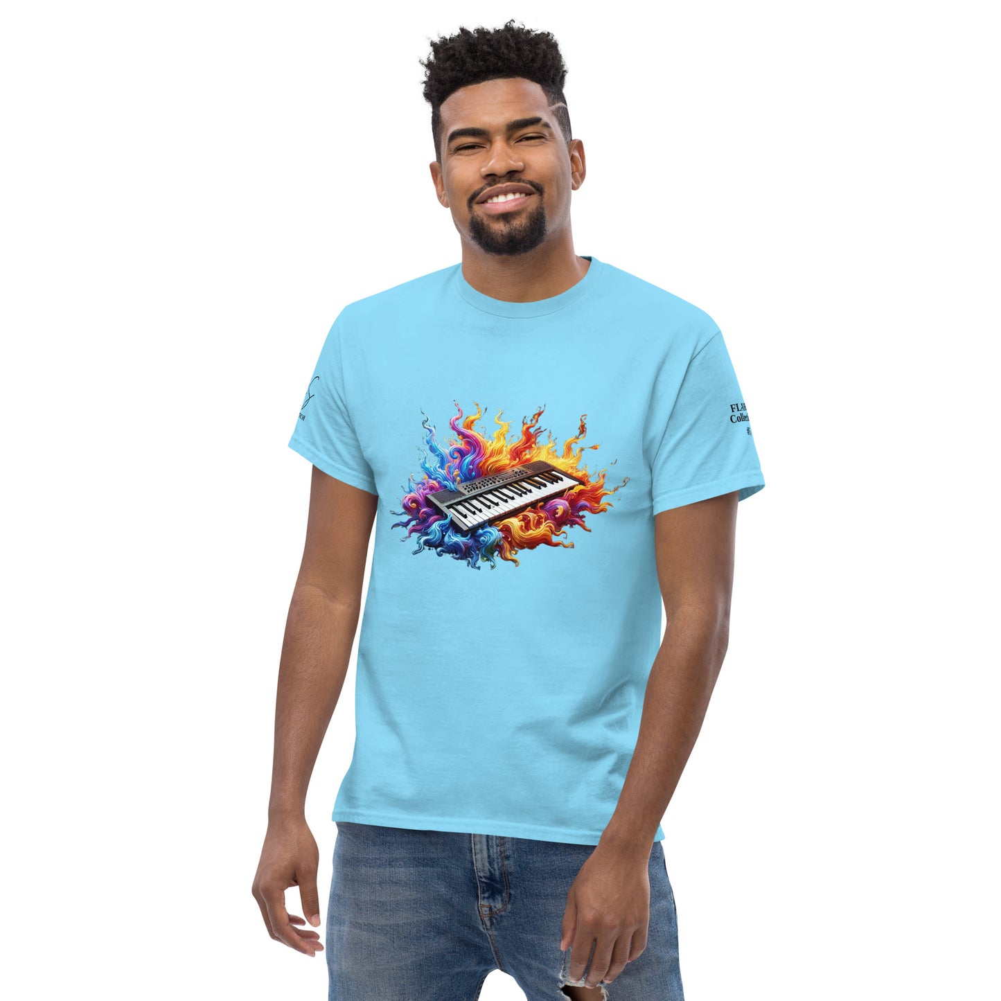 #5 Keyboard - Flame Collection - Unisex Tee