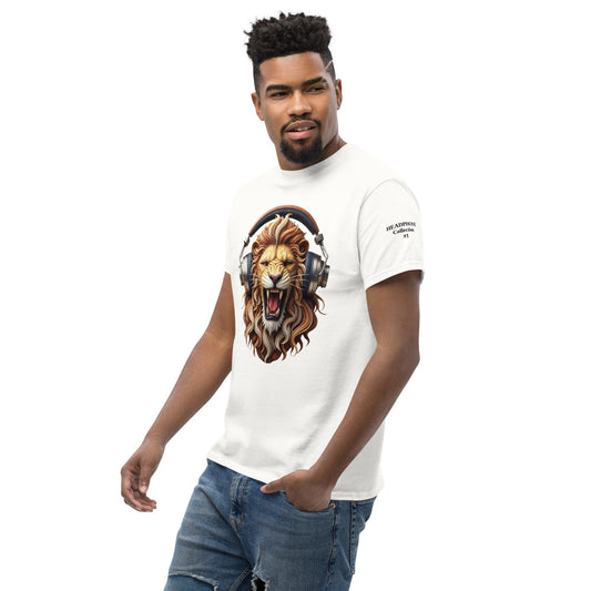 lion headphone classic t-shirt