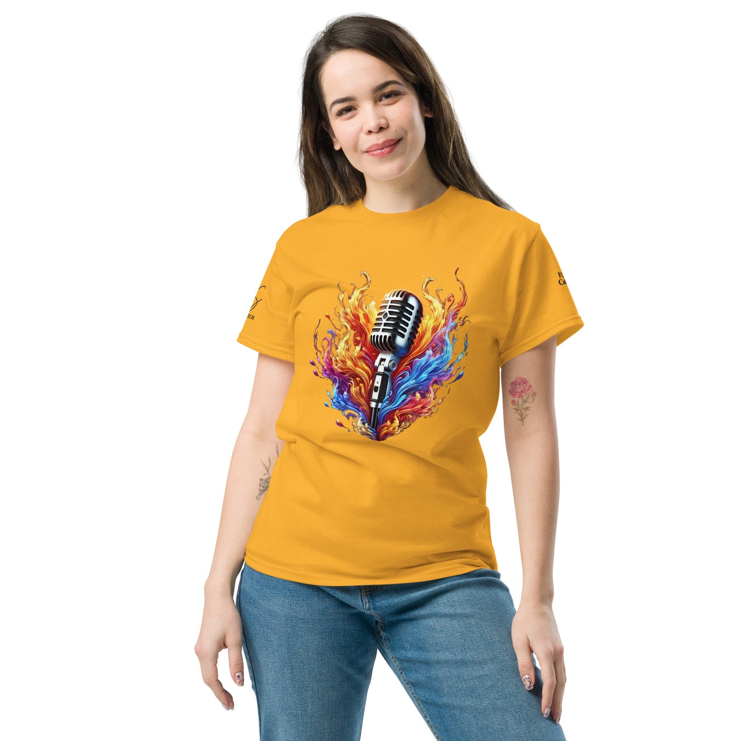 #4 Mic - Flame Collection - Unisex Tee