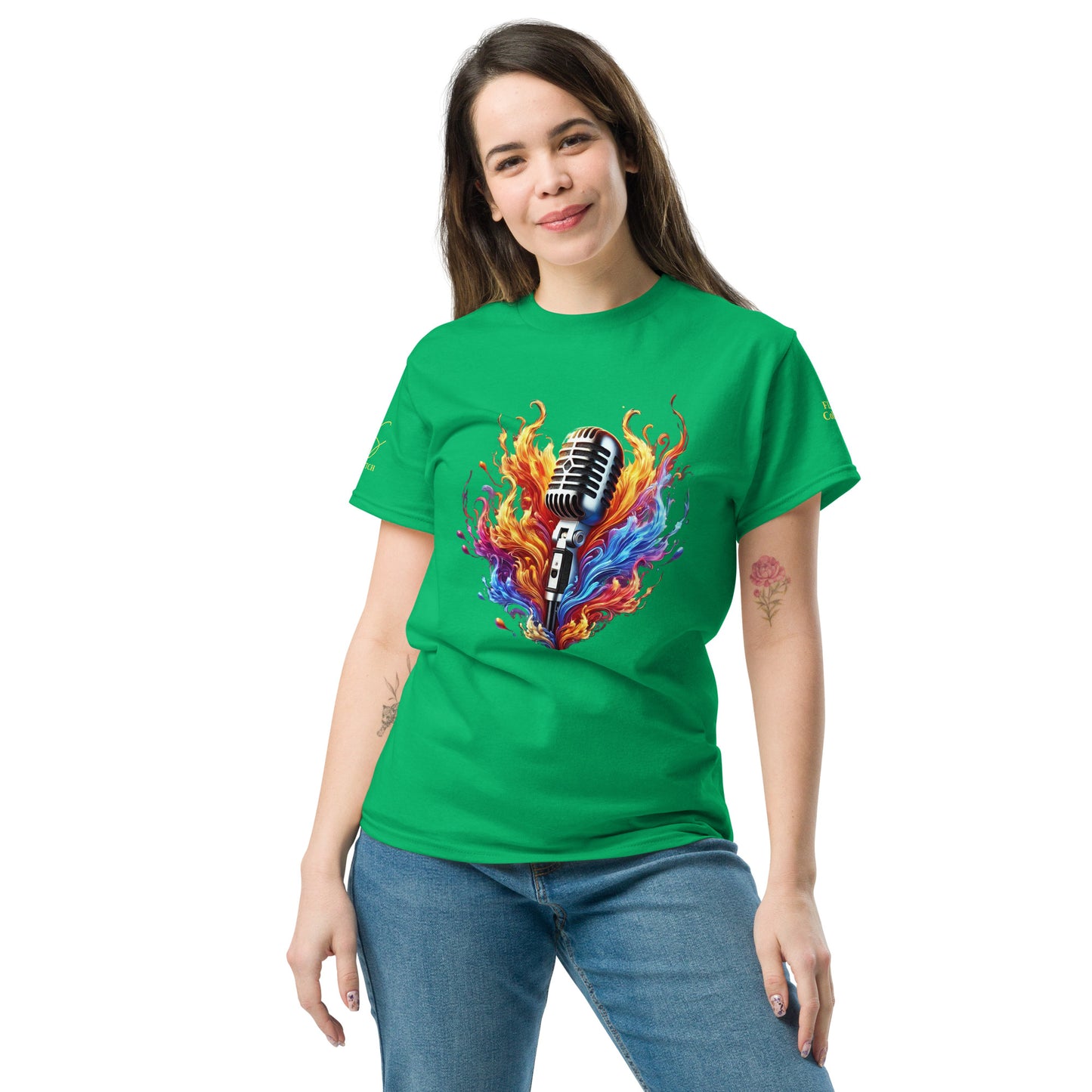 #4 Mic - Flame Collection - Unisex Tee