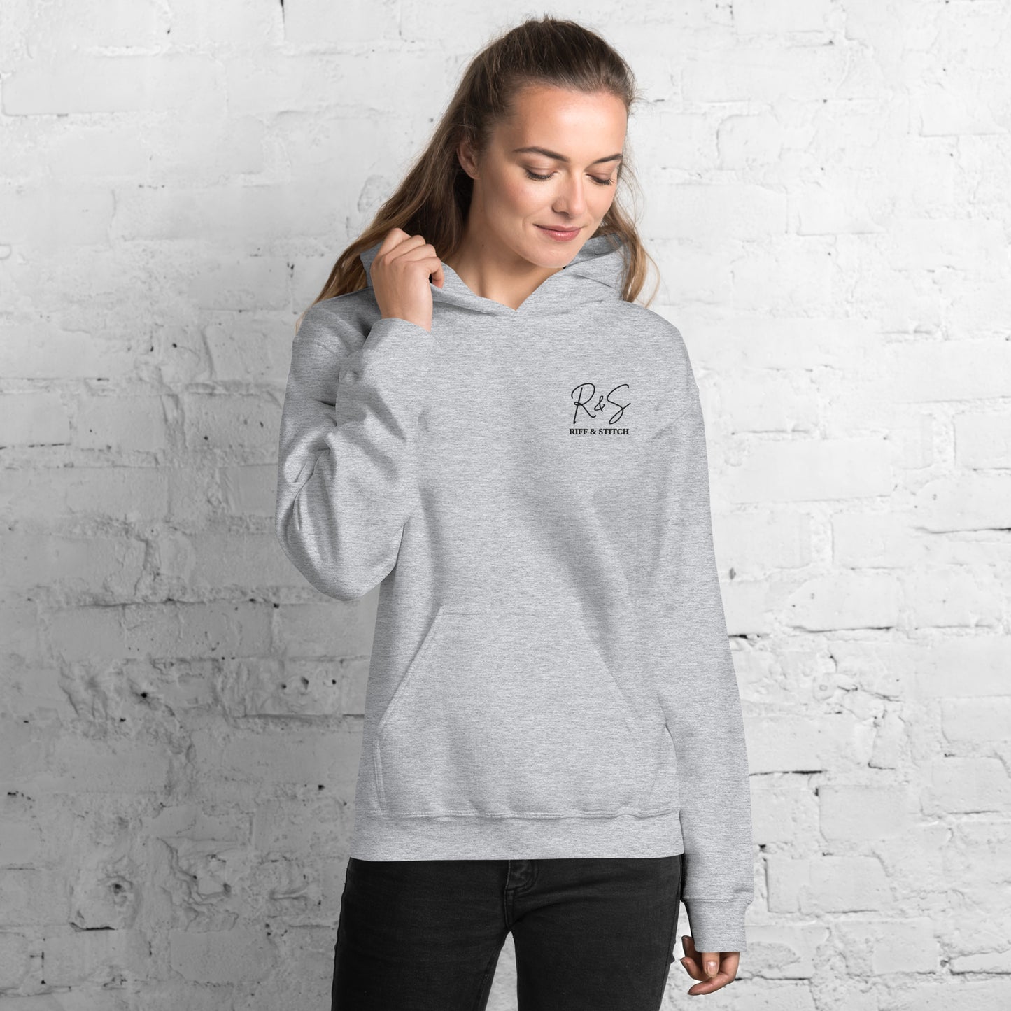#4 Sitar Embroidered logo- Melting Collection - Unisex Hoodie