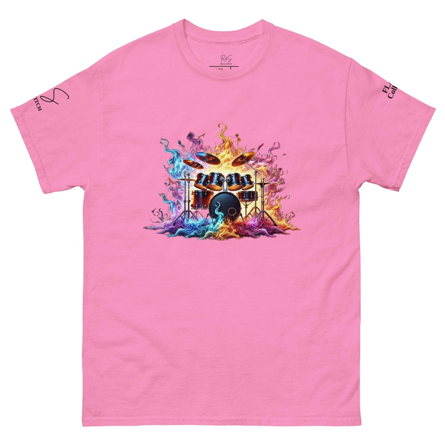 #1 Drums - Flame Collection - Unisex Tee