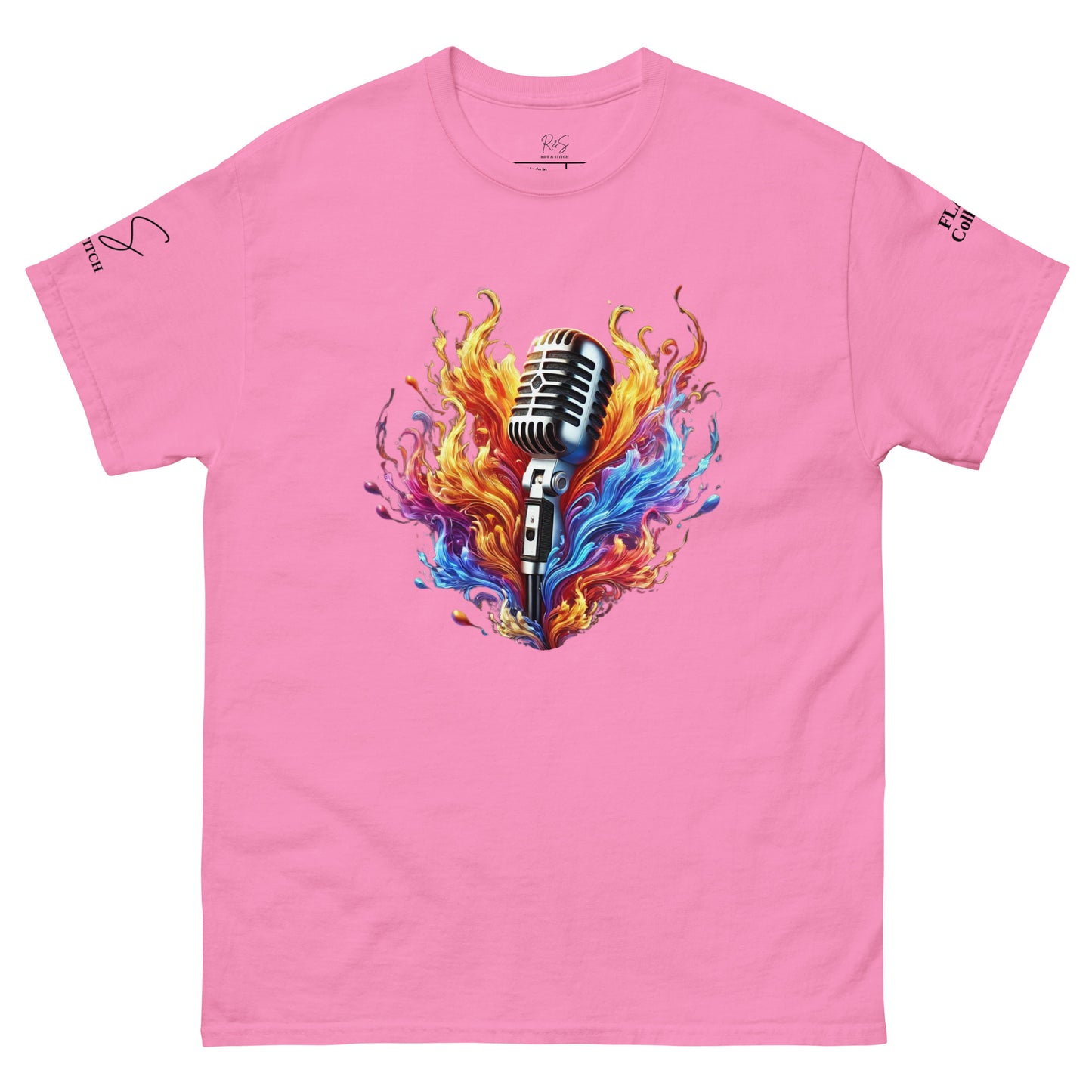 #4 Mic - Flame Collection - Unisex Tee