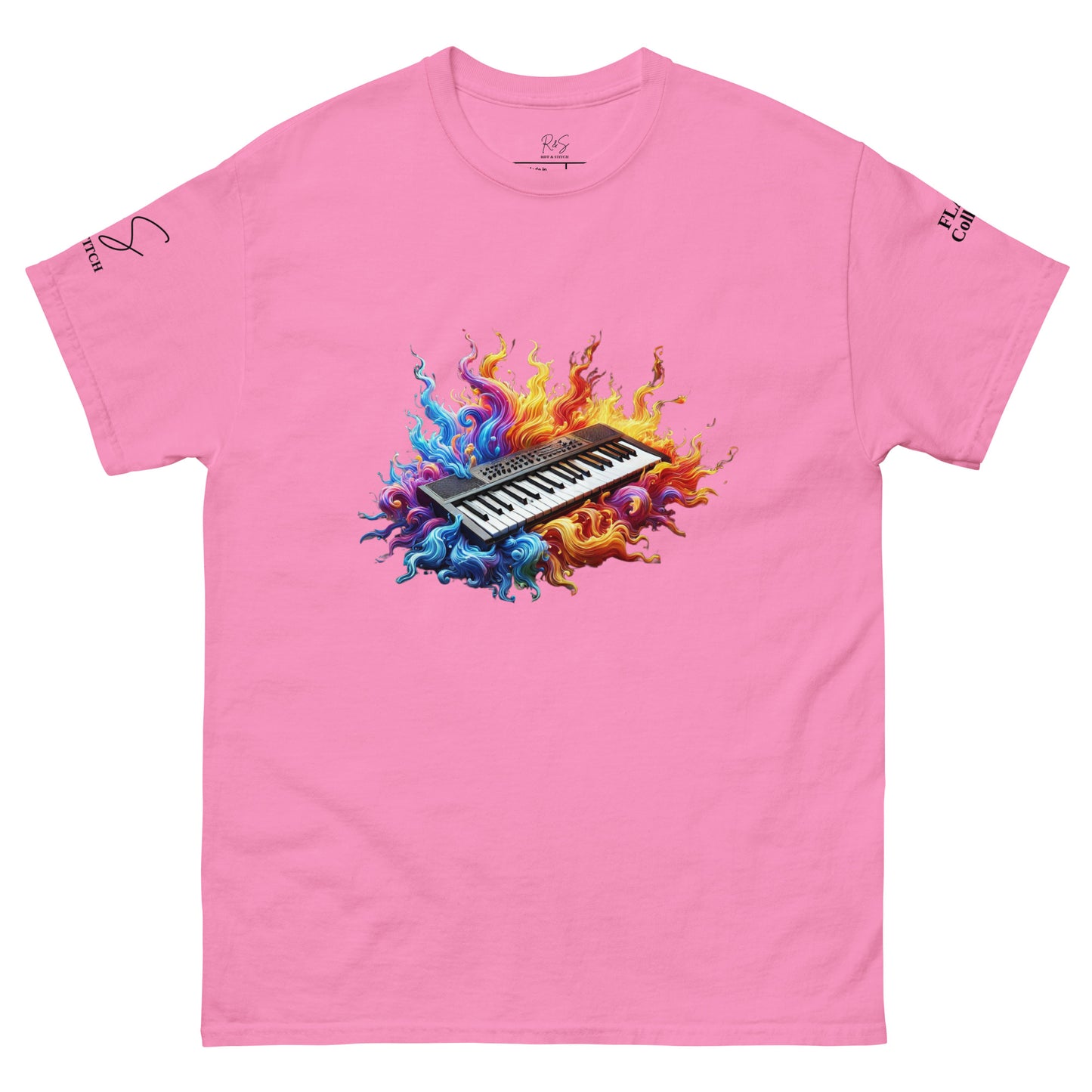 #5 Keyboard - Flame Collection - Unisex Tee