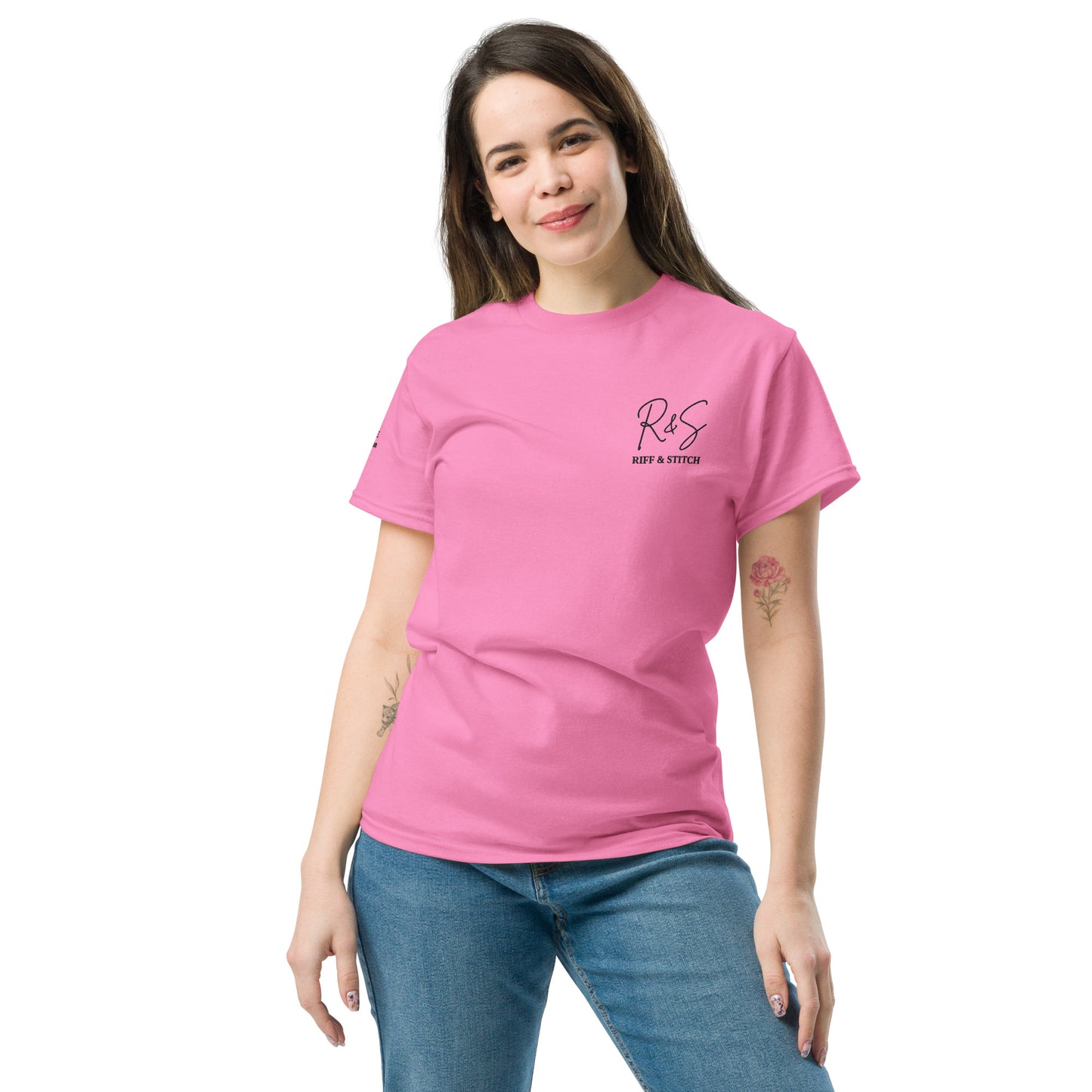 #4 Mic Embroidered logo - Flame Collection - Unisex Tee