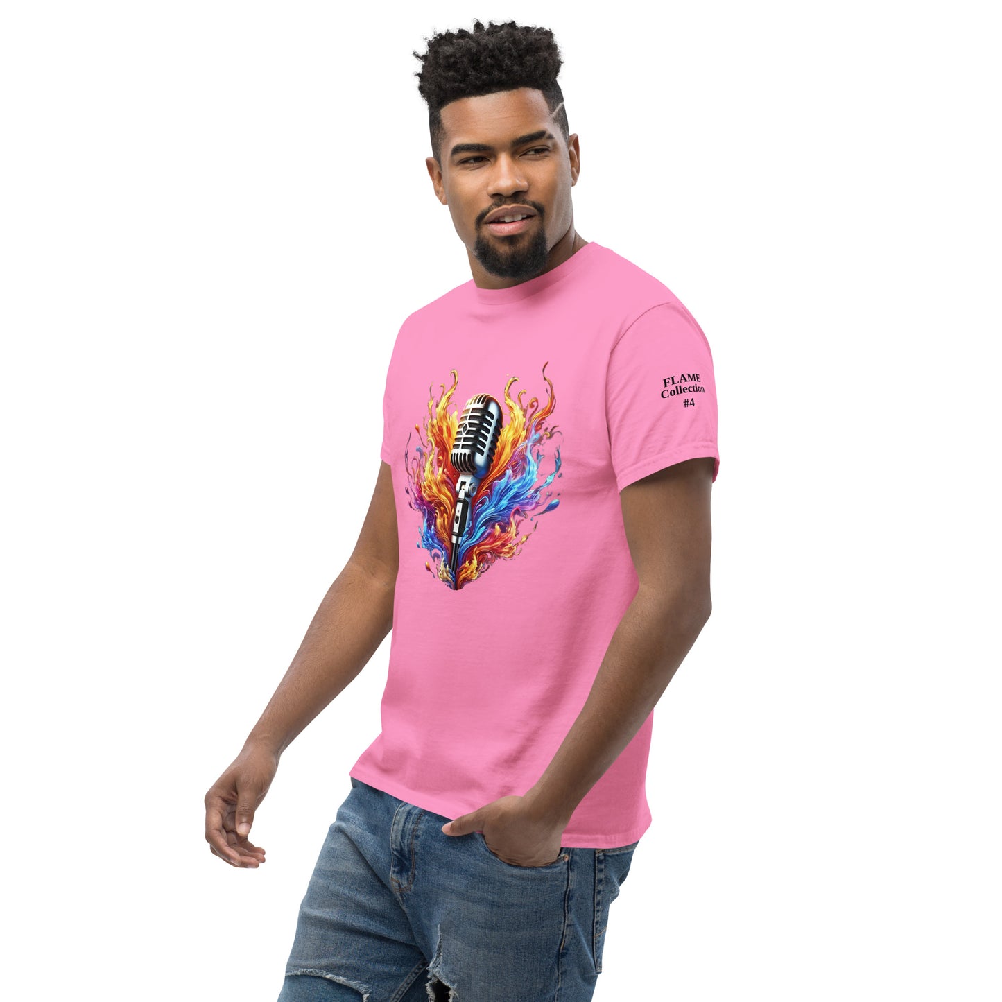#4 Mic - Flame Collection - Unisex Tee