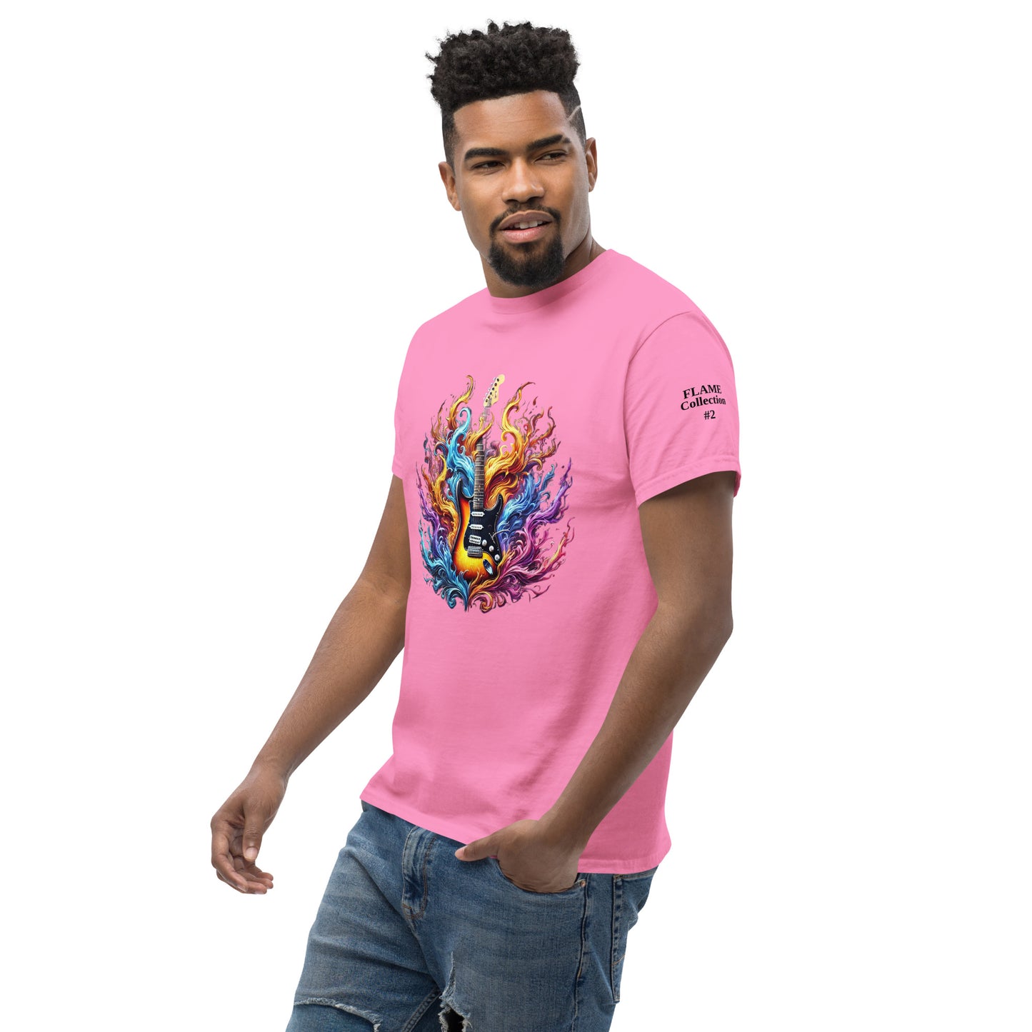 #2 Guitar - Flame Collection - Unisex Tee