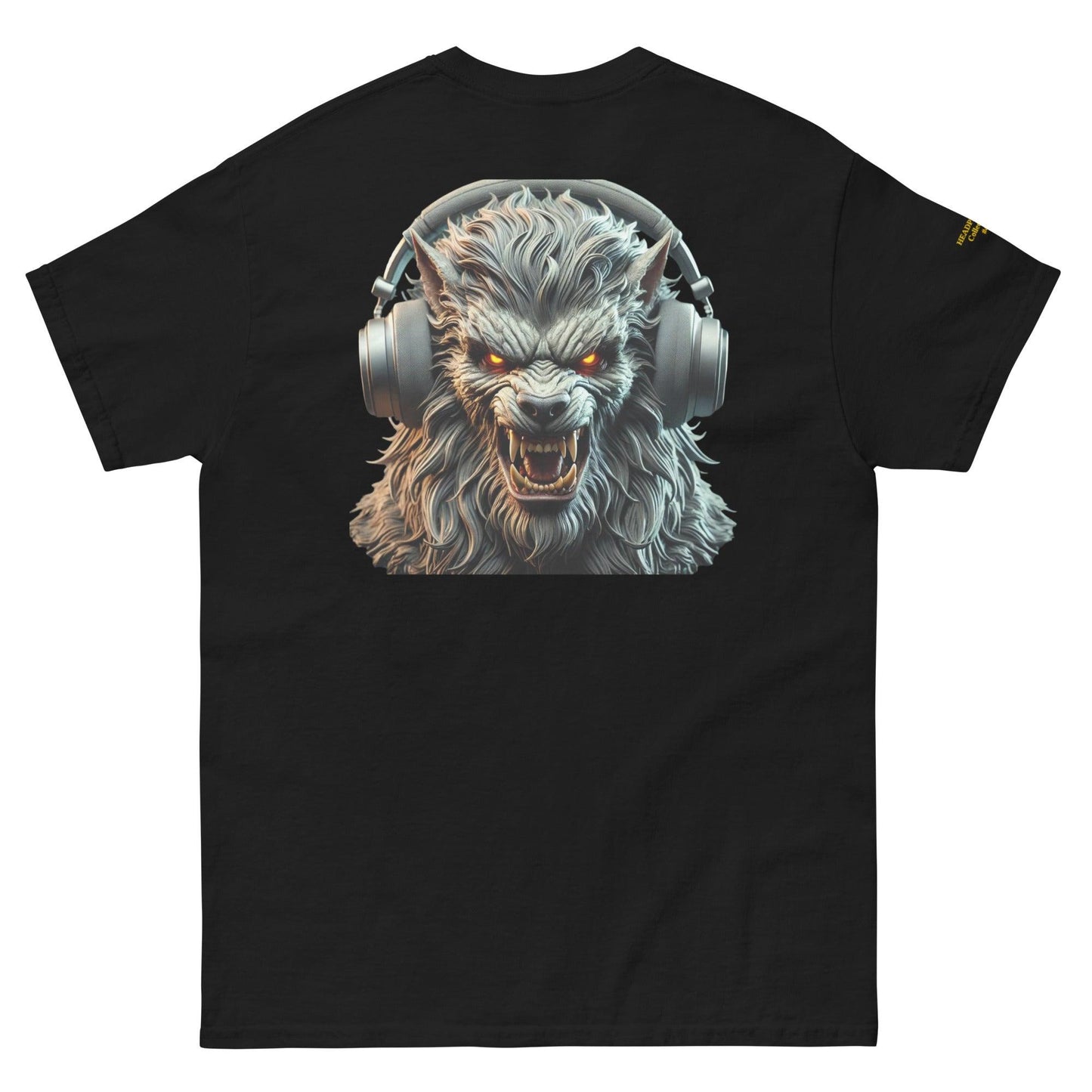 #4 Werewolf Embroidered logo - Headphone Collection - Unisex Tee
