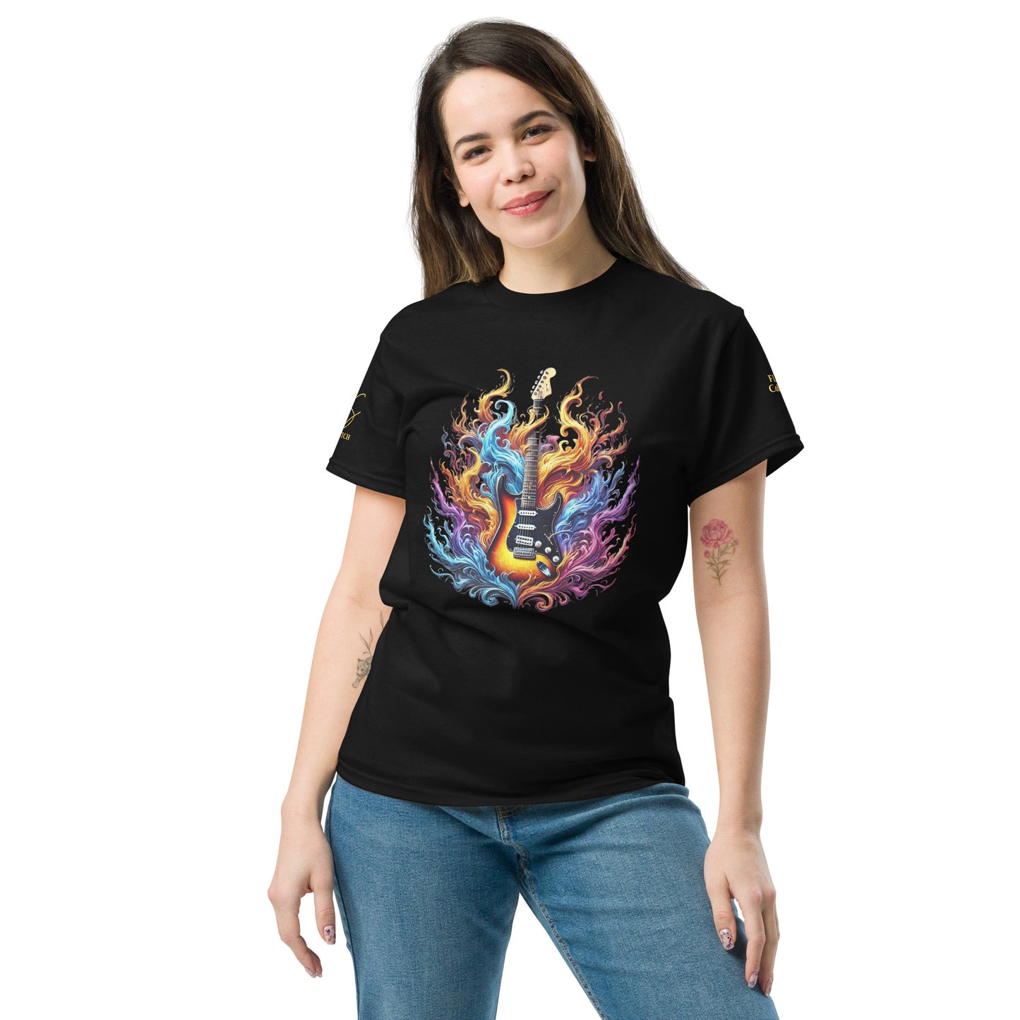 #2 Guitar - Flame Collection - Unisex Tee