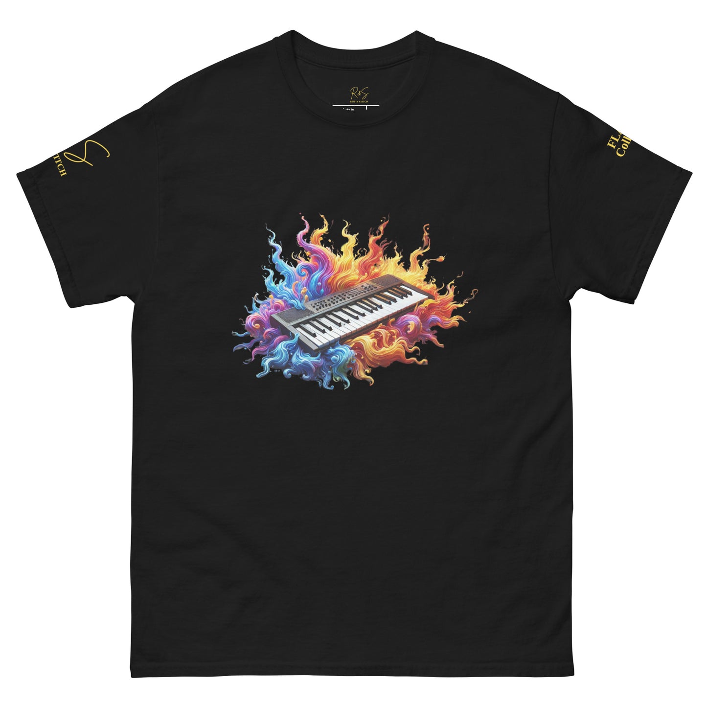 #5 Keyboard - Flame Collection - Unisex Tee