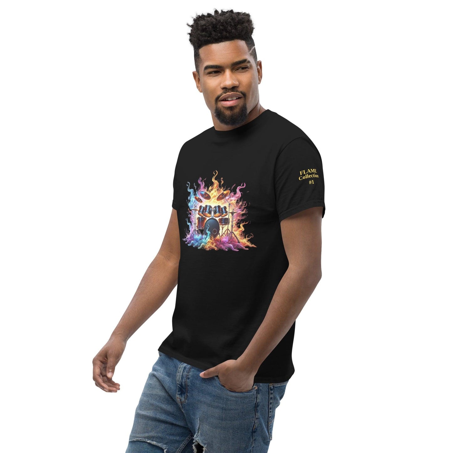 #1 Drums - Flame Collection - Unisex Tee