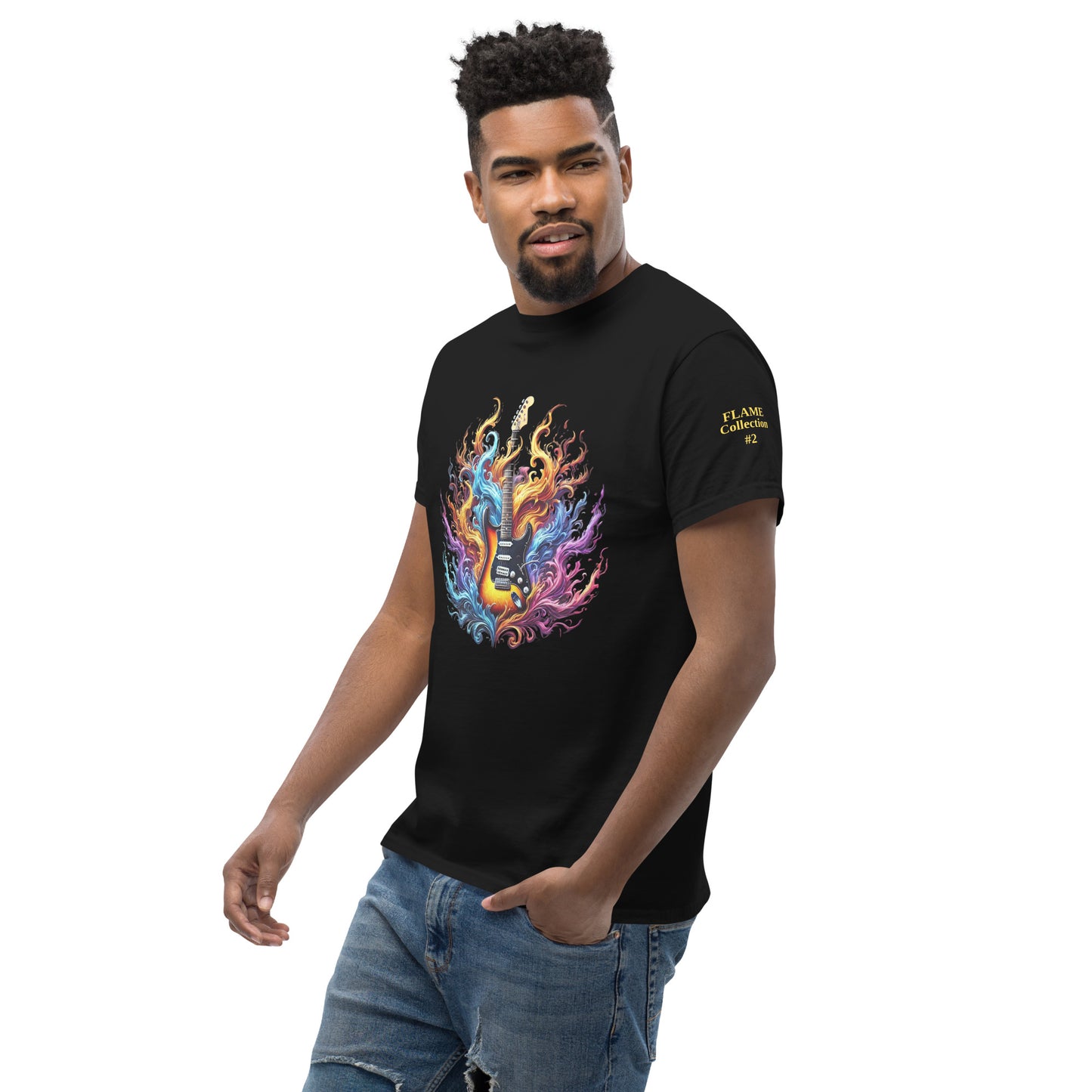 #2 Guitar - Flame Collection - Unisex Tee