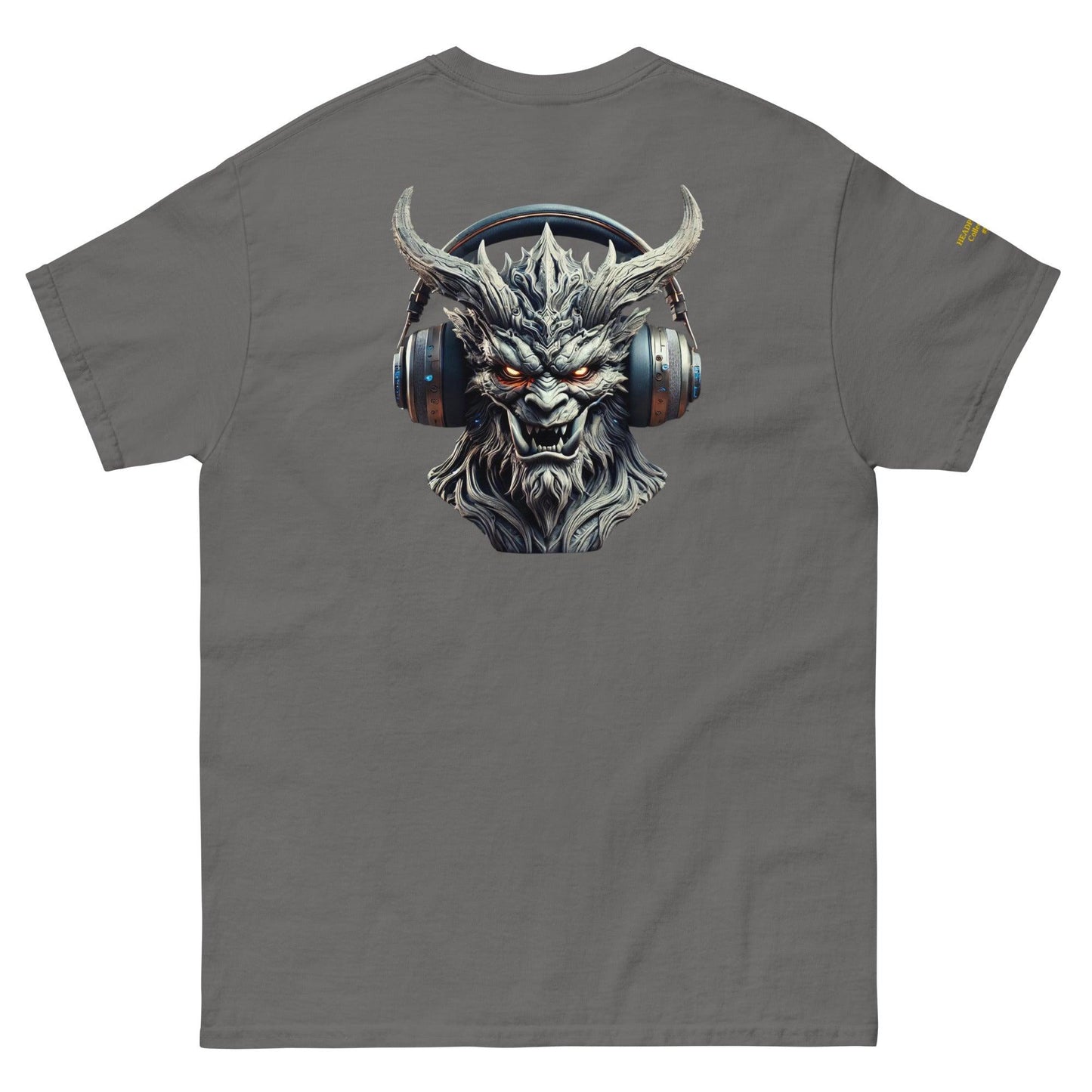 #5 - Demon Embroidered logo - Headphone Collection - Unisex Tee