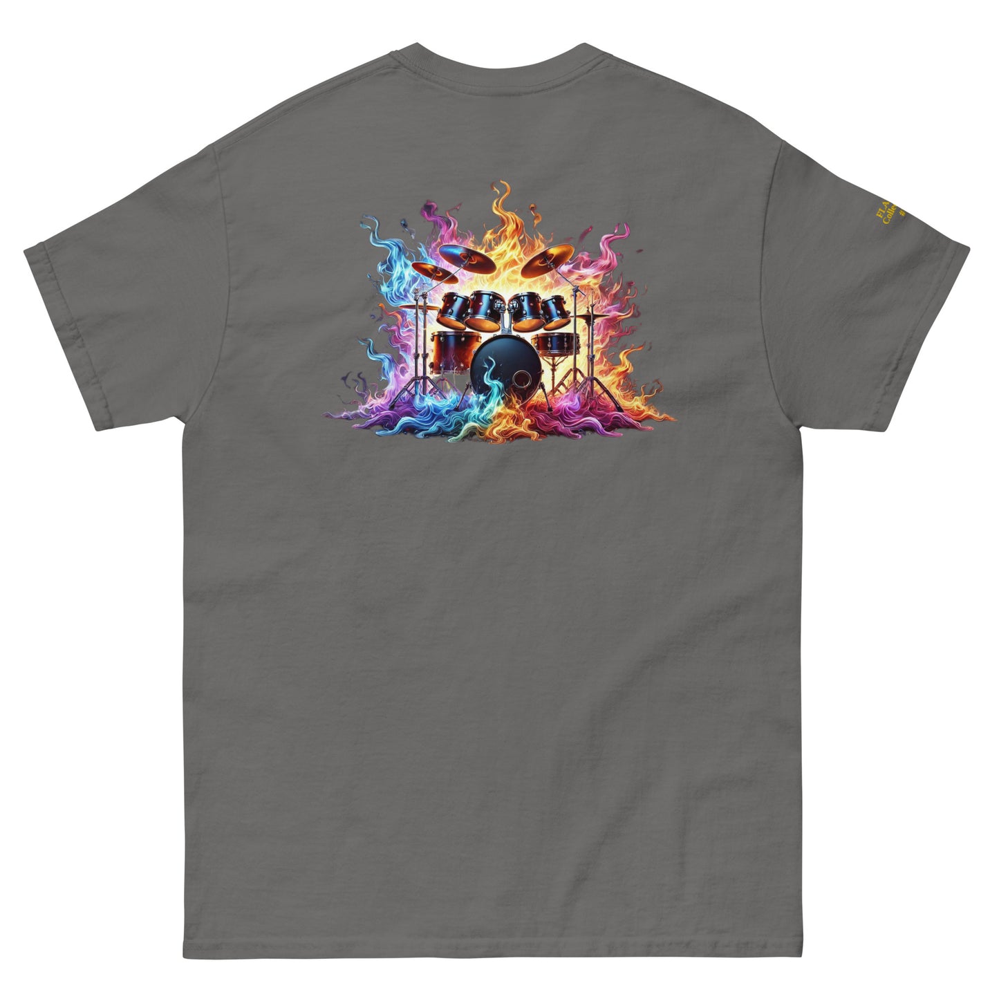 #1 Drums Embroidered logo - Flame Collection - Unisex Tee