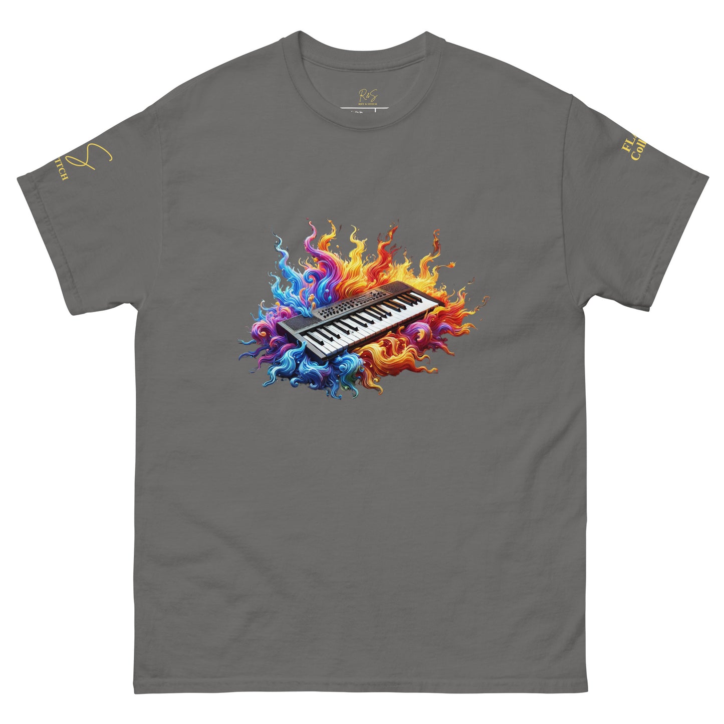 #5 Keyboard - Flame Collection - Unisex Tee