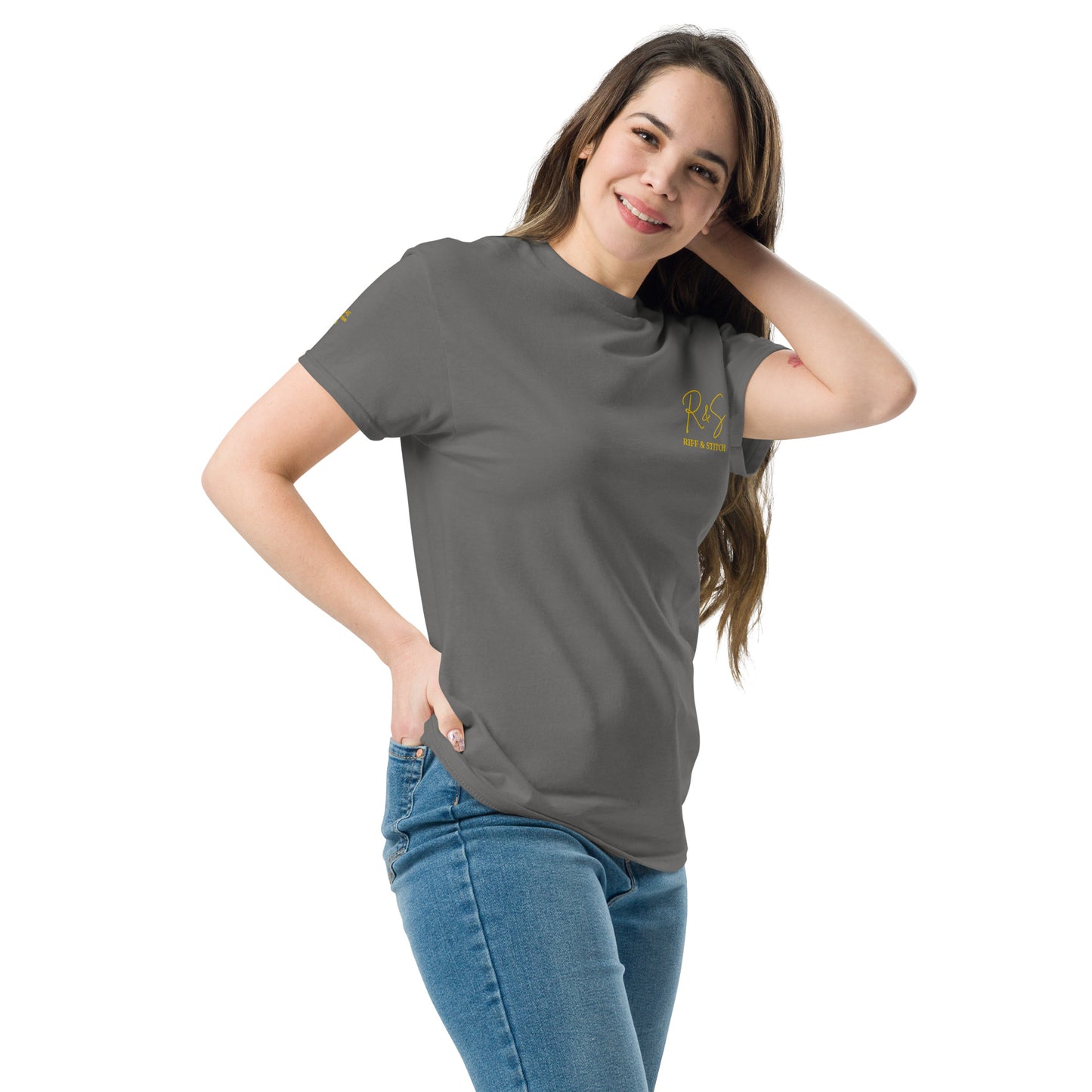 #4 Mic Embroidered logo - Flame Collection - Unisex Tee