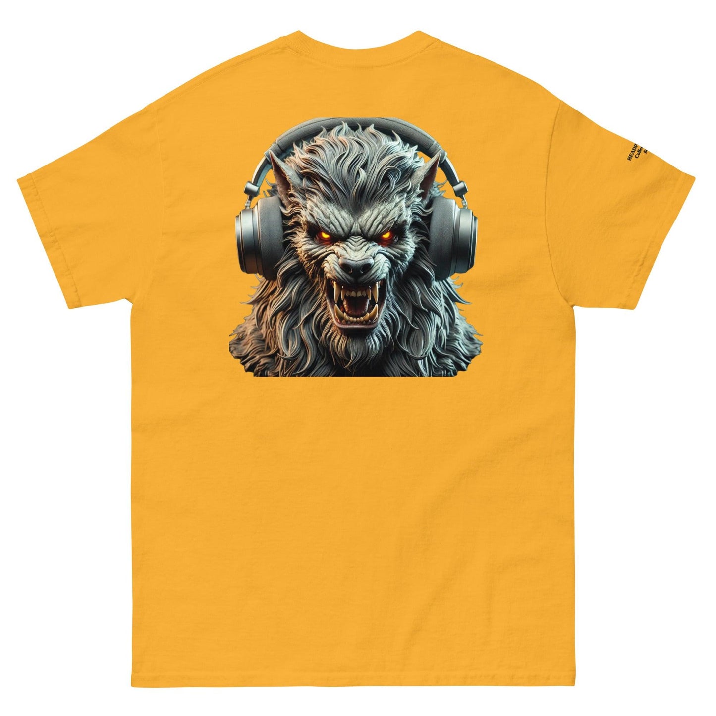 #4 Werewolf Embroidered logo - Headphone Collection - Unisex Tee