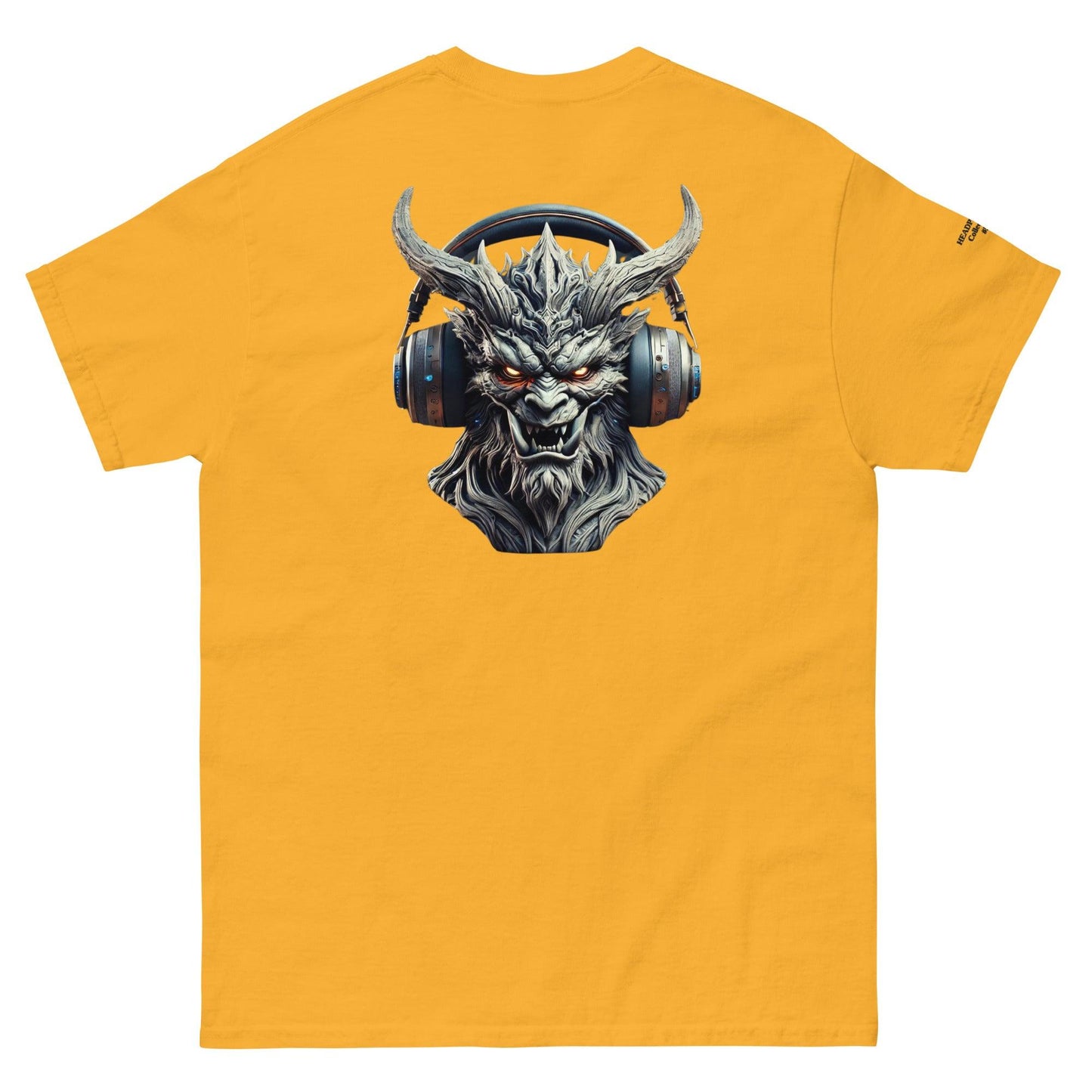 #5 - Demon Embroidered logo - Headphone Collection - Unisex Tee
