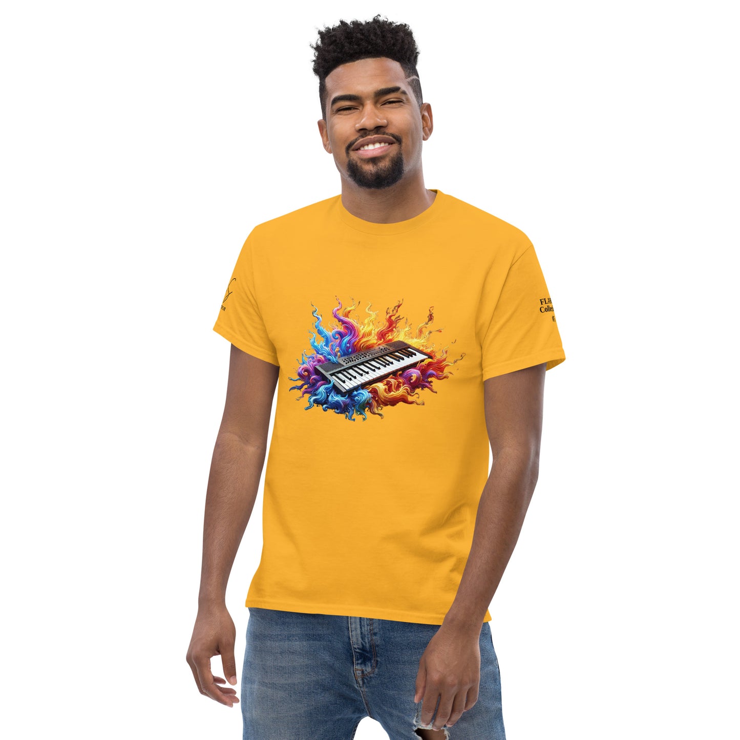 #5 Keyboard - Flame Collection - Unisex Tee