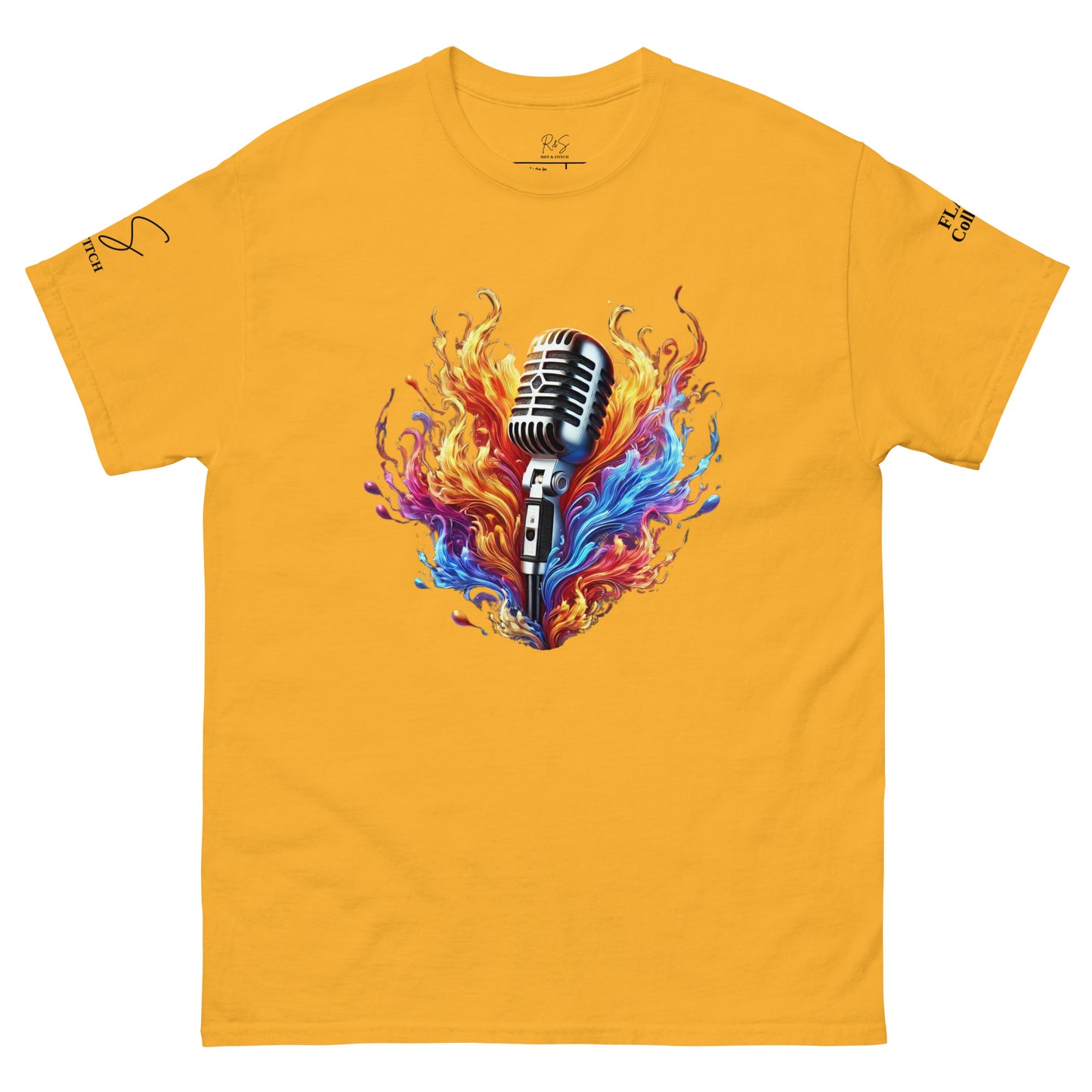 #4 Mic - Flame Collection - Unisex Tee