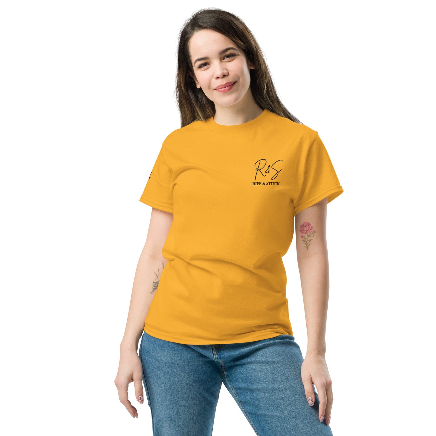 #4 Mic Embroidered logo - Flame Collection - Unisex Tee