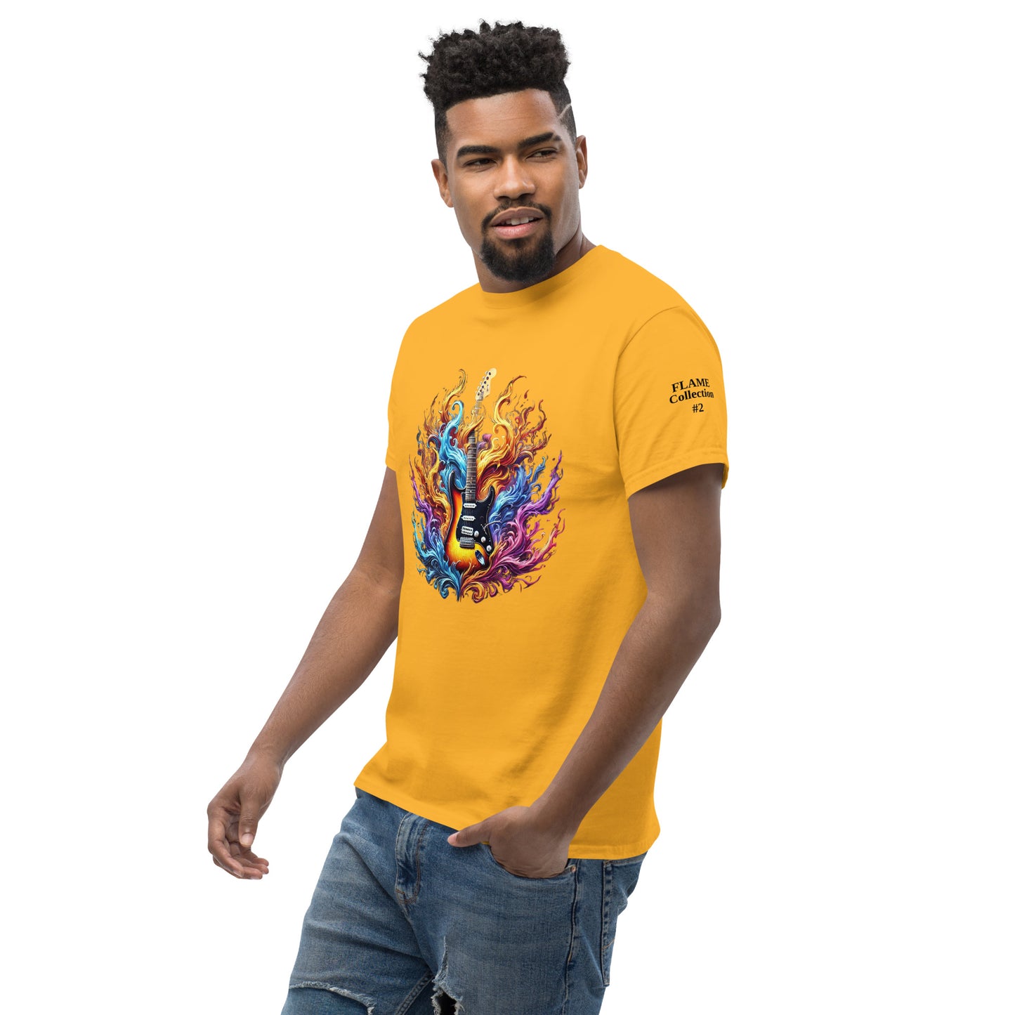 #2 Guitar - Flame Collection - Unisex Tee
