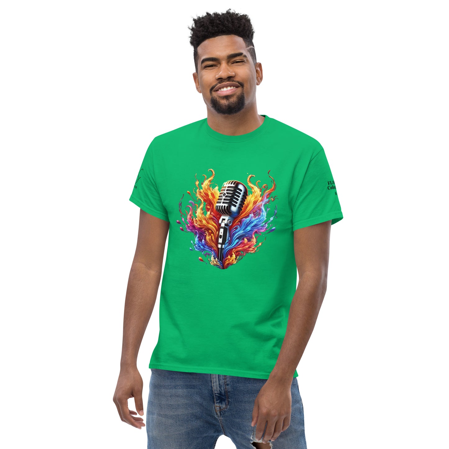 #4 Mic - Flame Collection - Unisex Tee