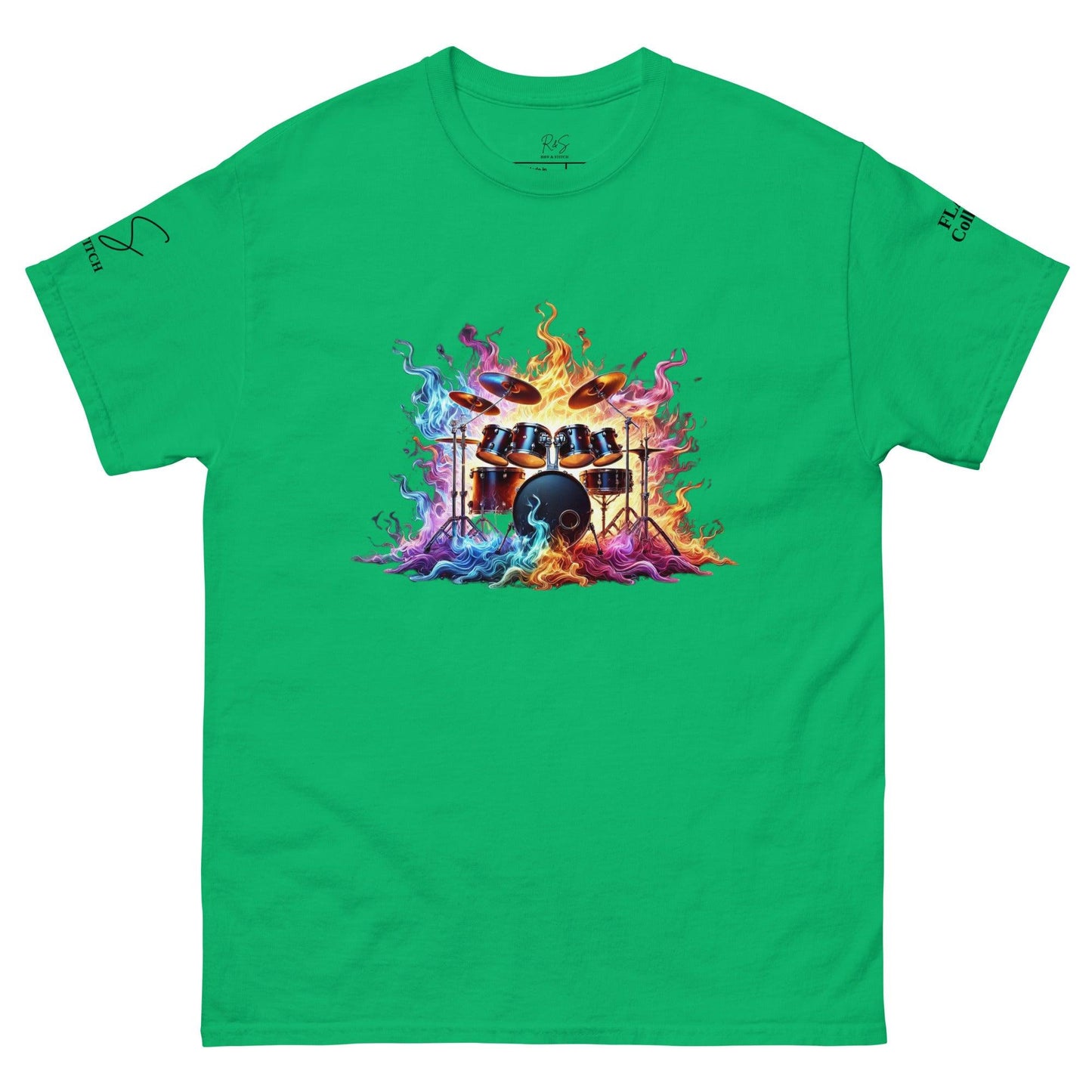 #1 Drums - Flame Collection - Unisex Tee