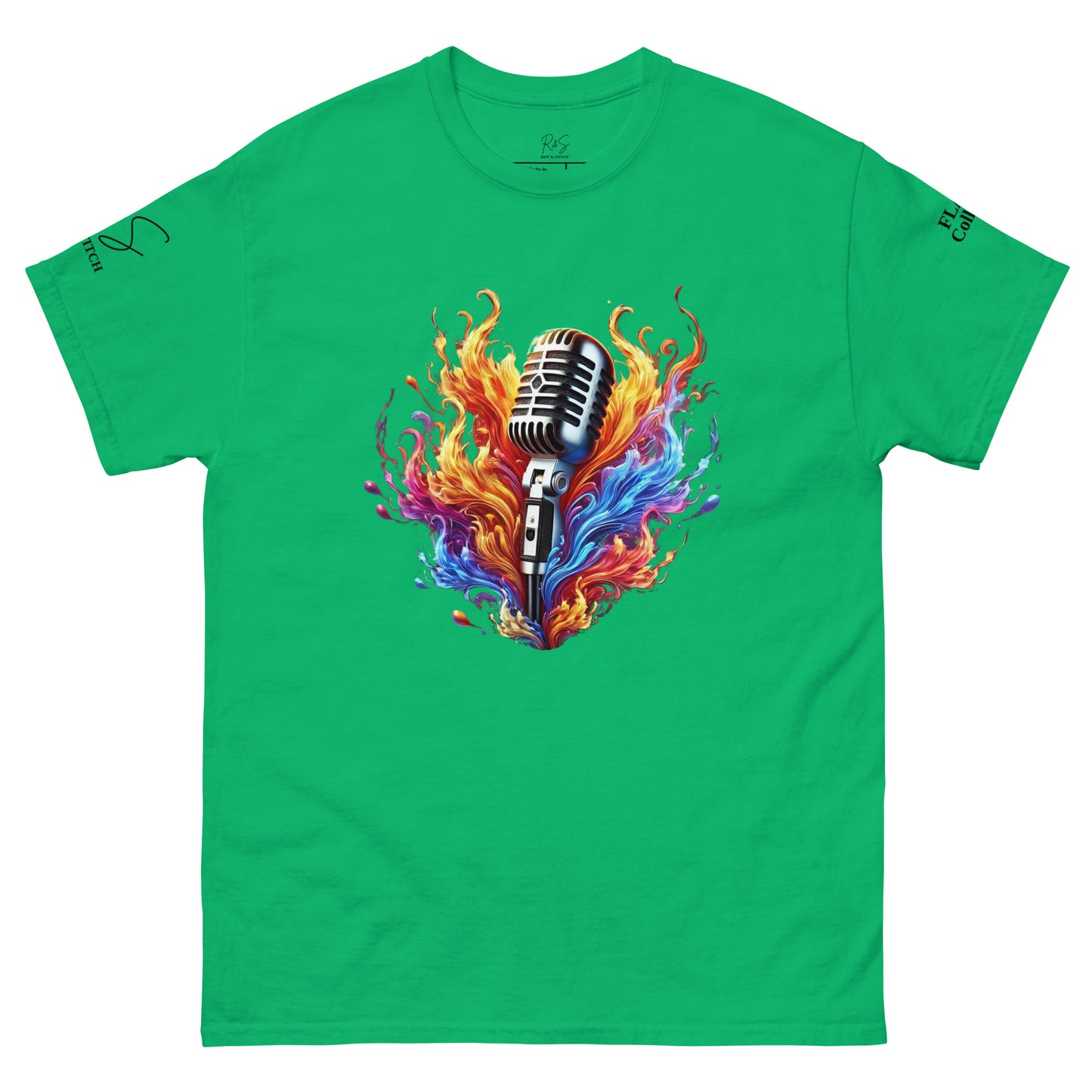 #4 Mic - Flame Collection - Unisex Tee
