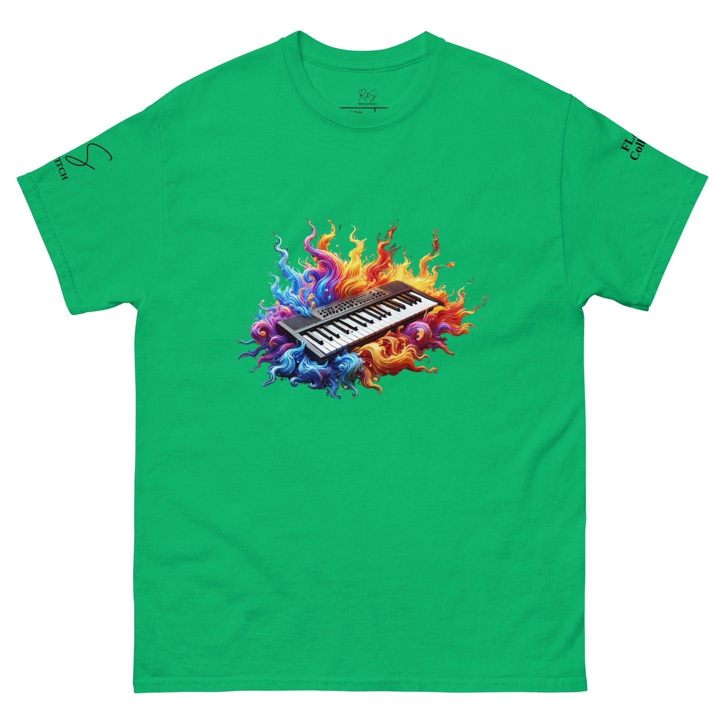 #5 Keyboard - Flame Collection - Unisex Tee