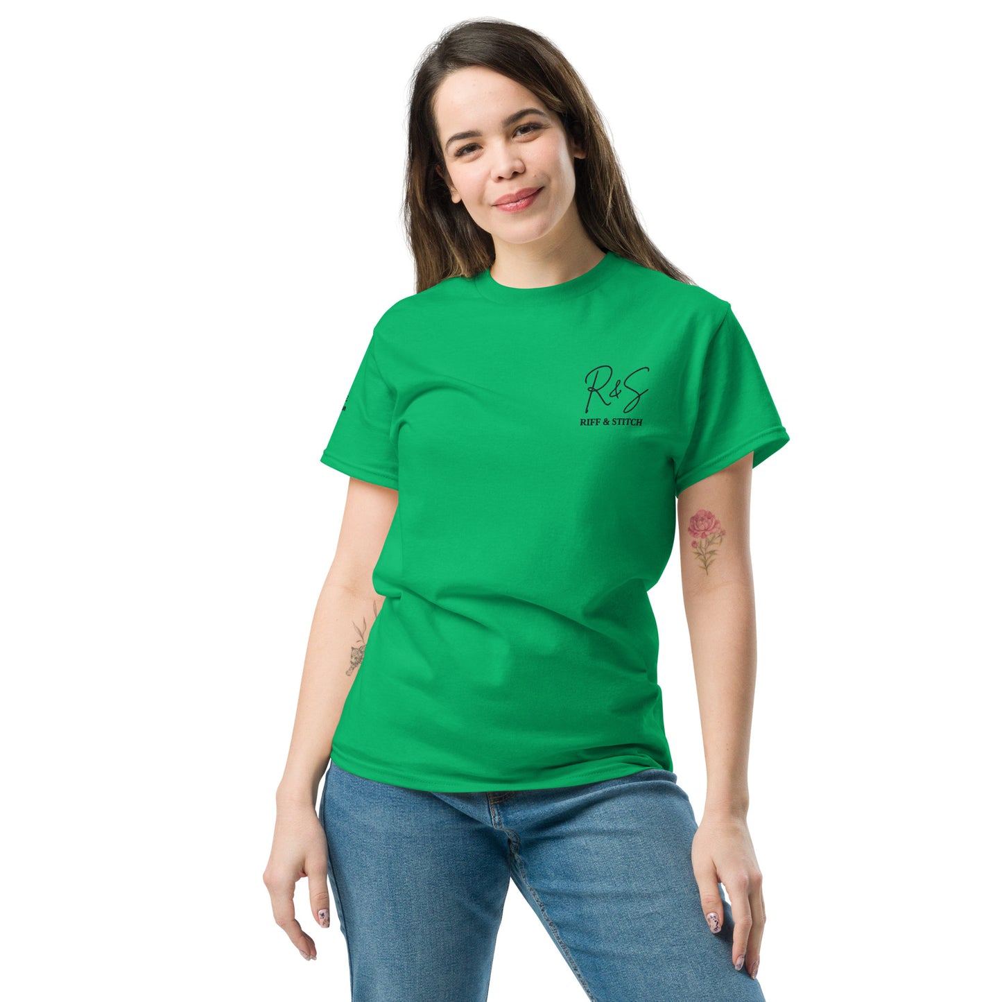 #4 Mic Embroidered logo - Flame Collection - Unisex Tee