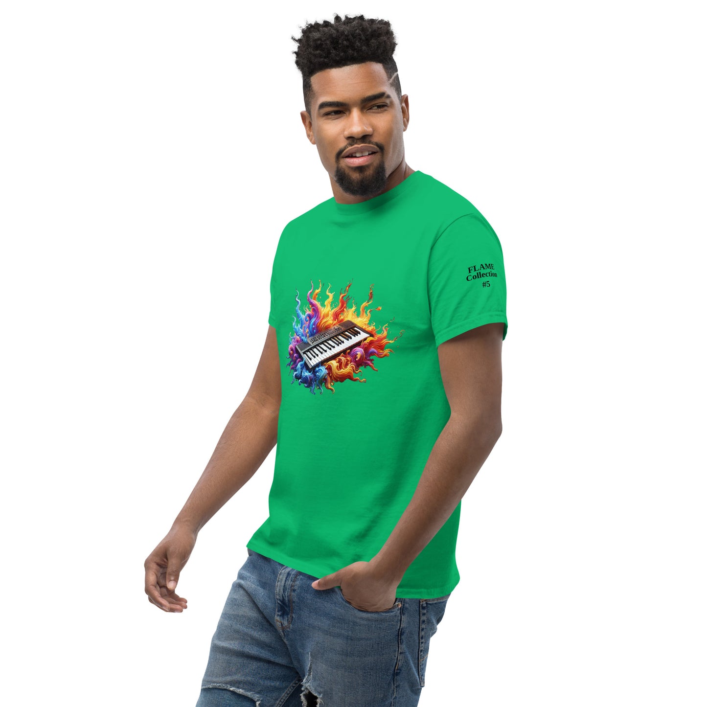 #5 Keyboard - Flame Collection - Unisex Tee