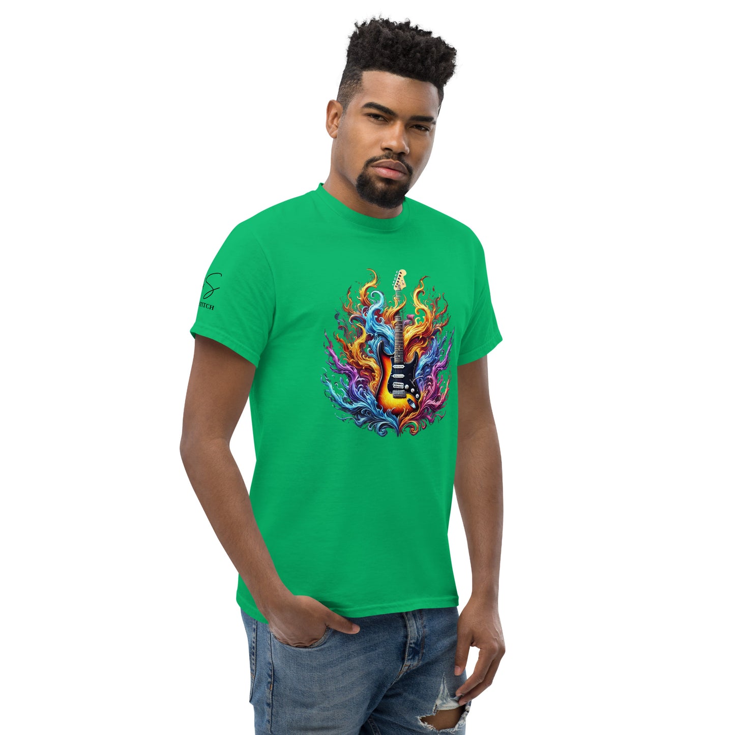 #2 Guitar - Flame Collection - Unisex Tee